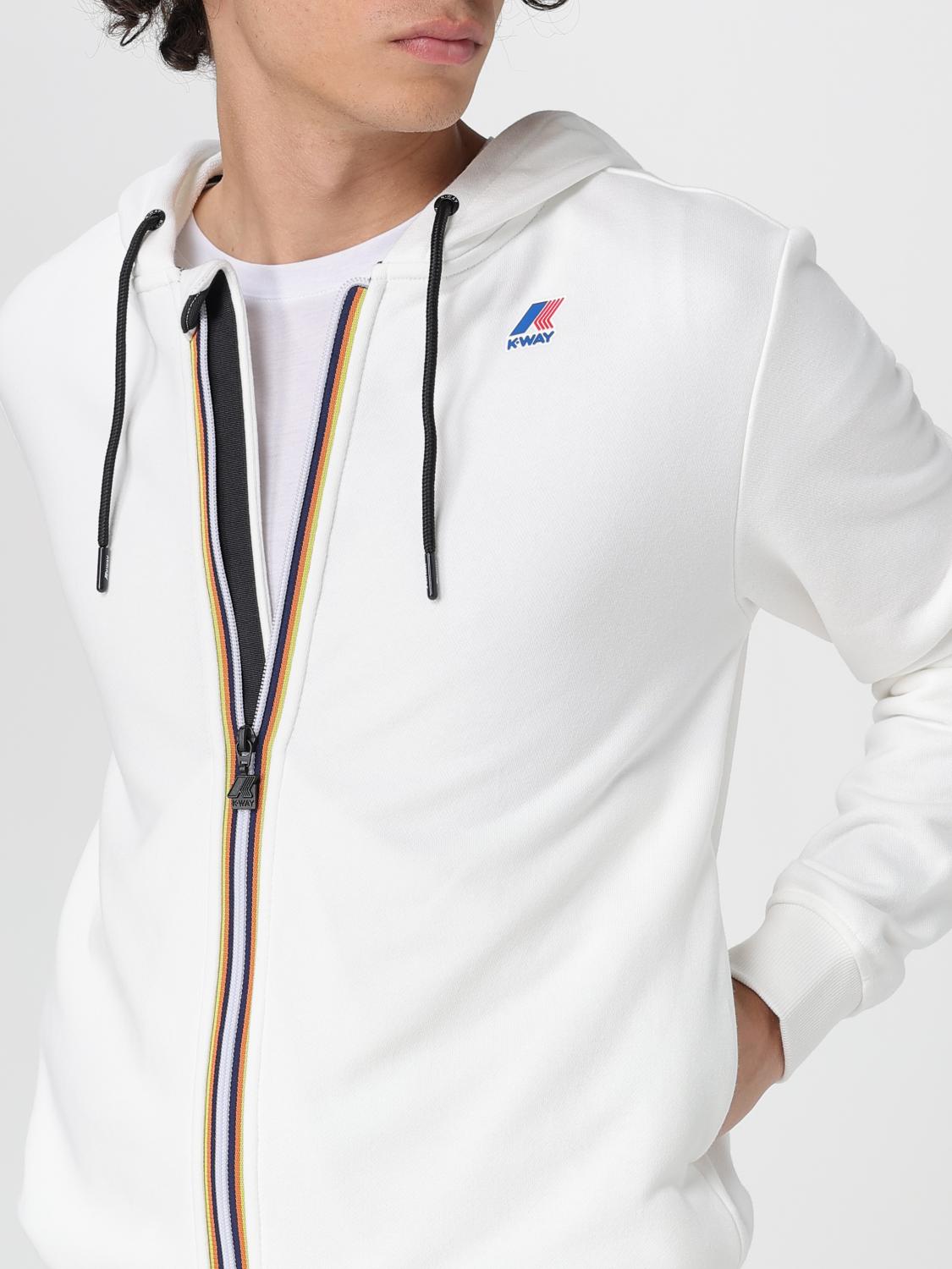 K-WAY SWEATSHIRT: Pull homme K-way, Blanc - Img 4