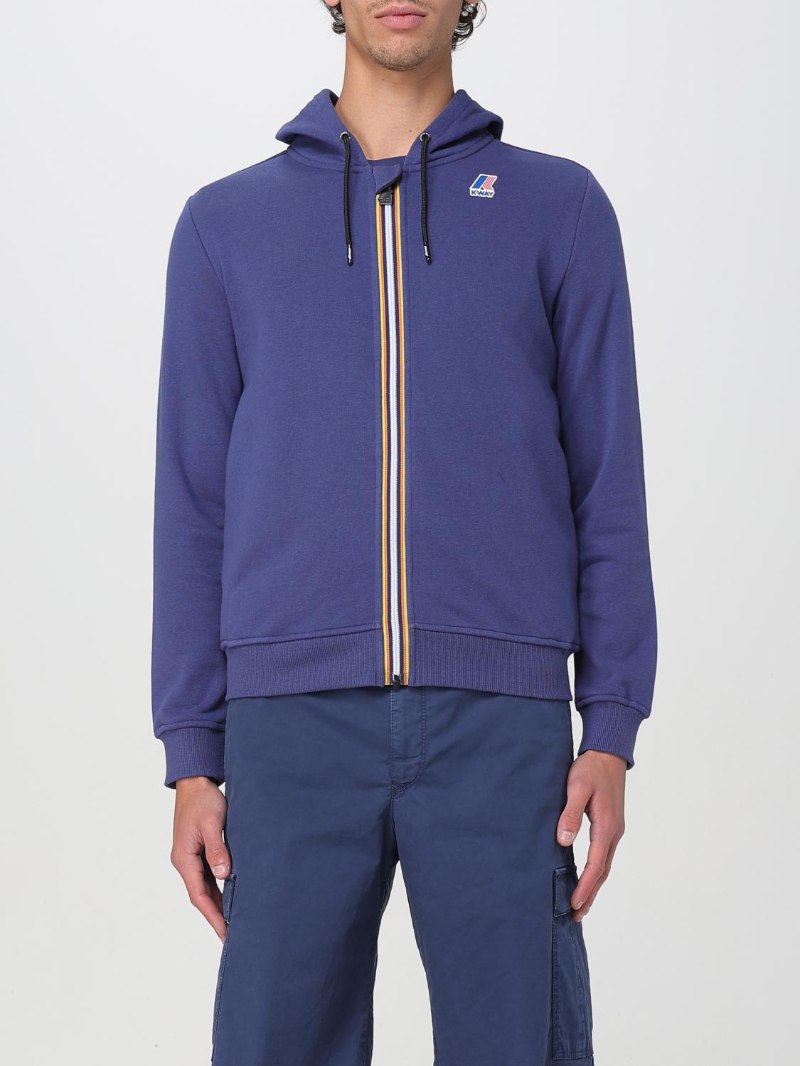K-WAY SWEATSHIRT: Pull homme K-way, Bleu - Img 1