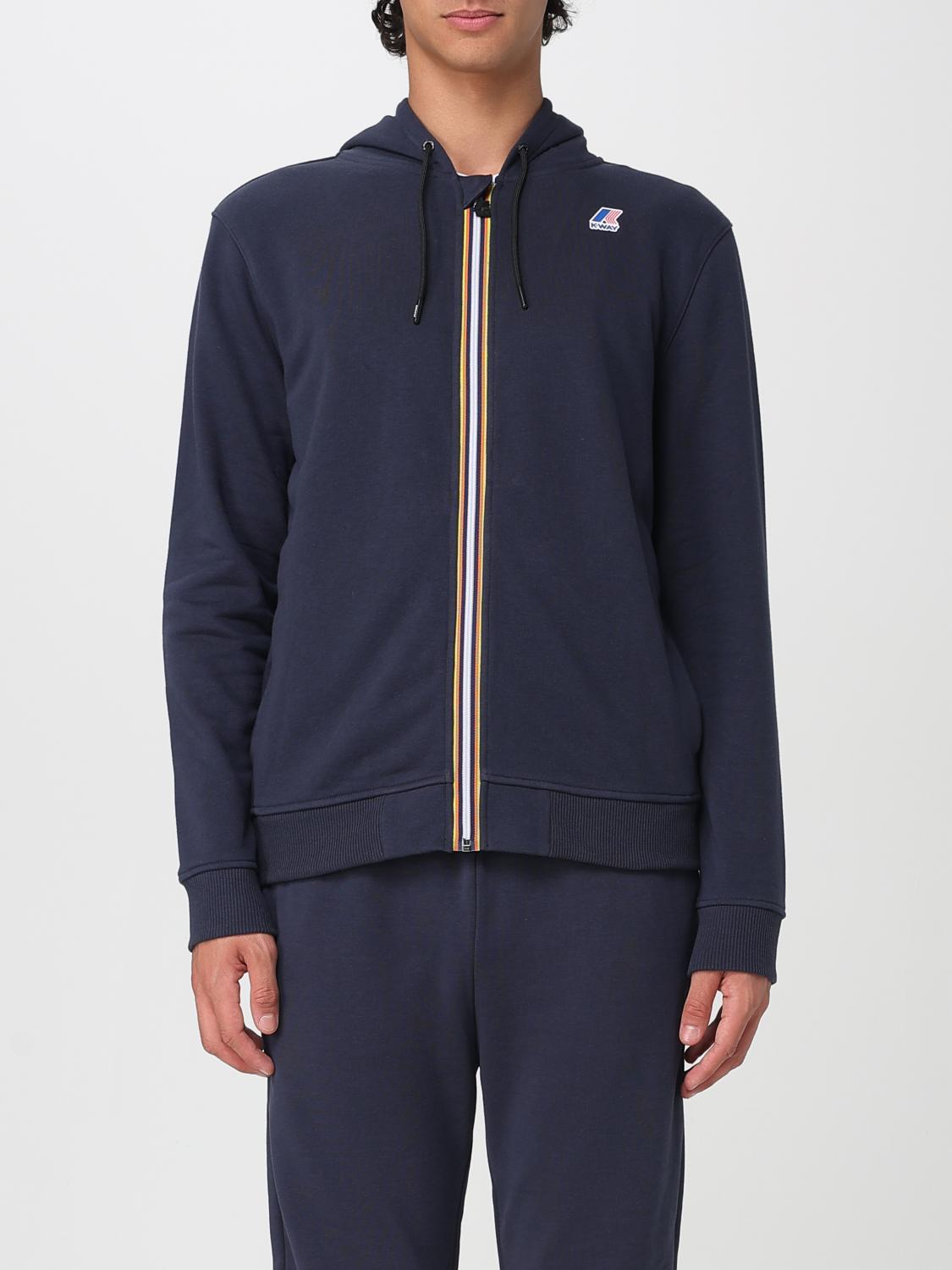 K-WAY SWEATSHIRT: Pull homme K-way, Bleu Marine - Img 1