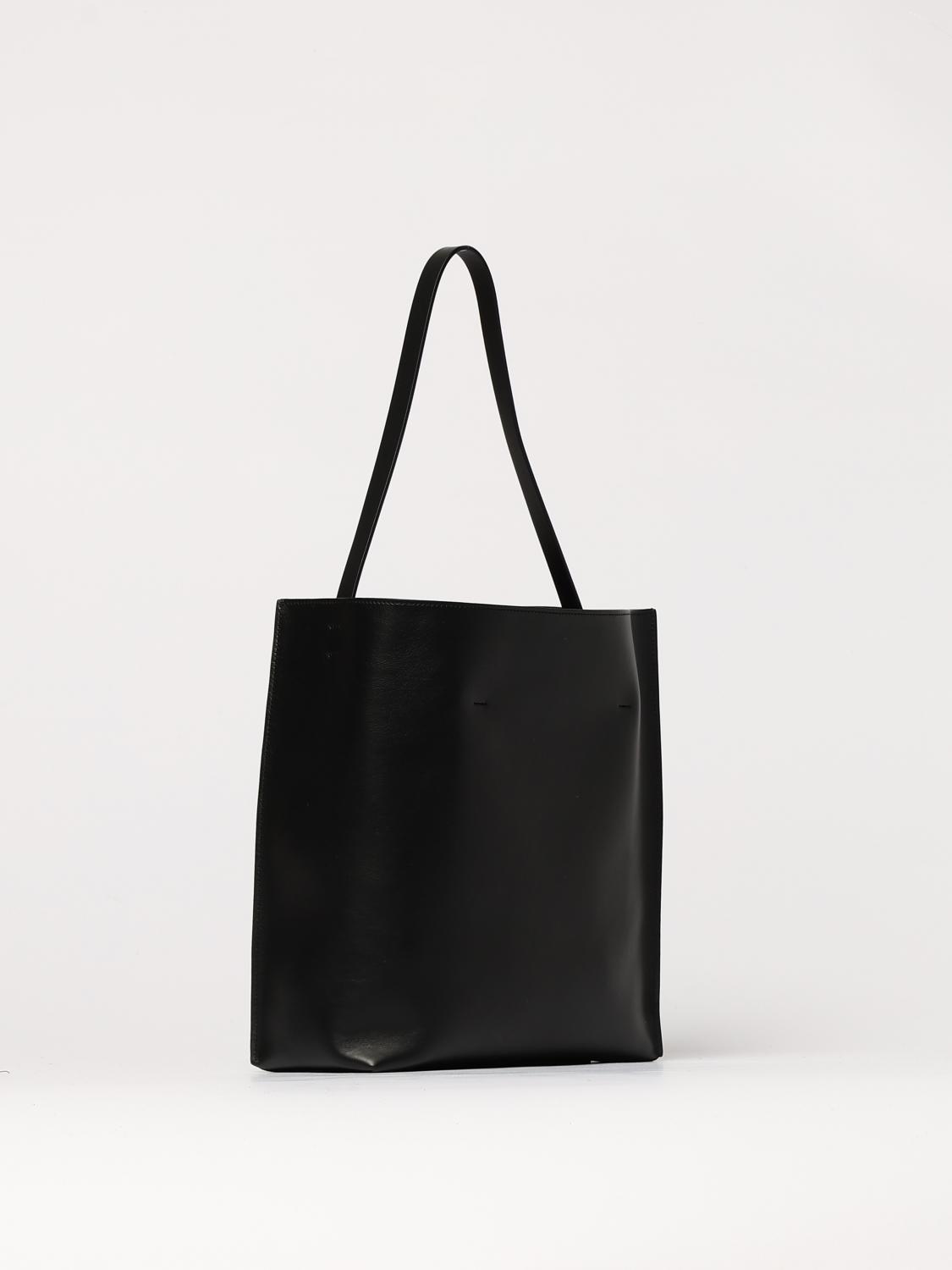 MARNI BORSA A SPALLA: Borsa Museo Medium Marni in pelle , Nero - Img 3