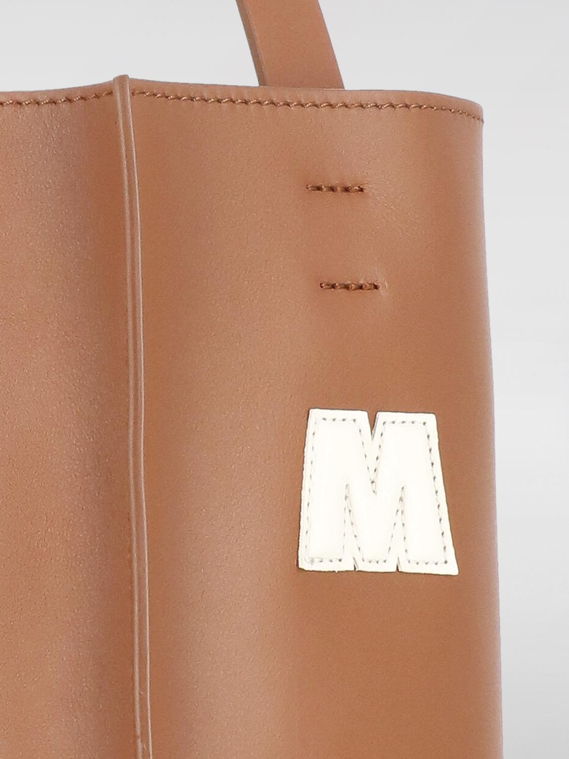 MARNI BORSA A SPALLA: Borsa Museo Medium Marni in pelle , Cammello - Img 4