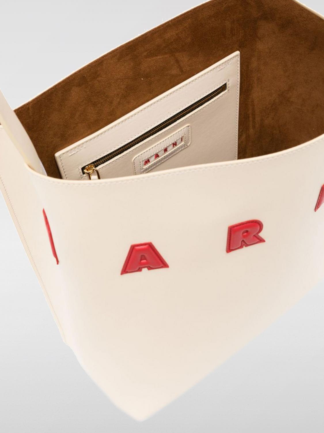 MARNI BOLSO DE HOMBRO: Bolso de hombro mujer Marni, Marfil - Img 5