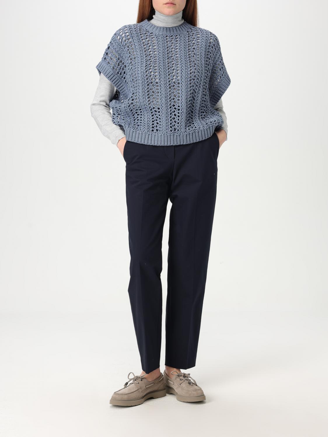 BRUNELLO CUCINELLI PULLOVER: Pullover damen Brunello Cucinelli, Avion - Img 2