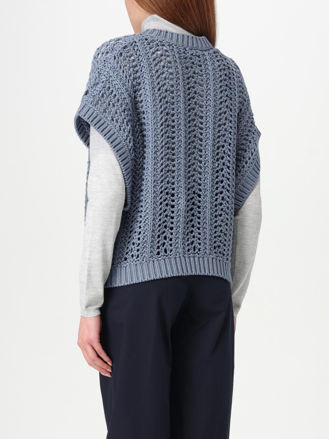 BRUNELLO CUCINELLI PULLOVER: Pullover damen Brunello Cucinelli, Avion - Img 3