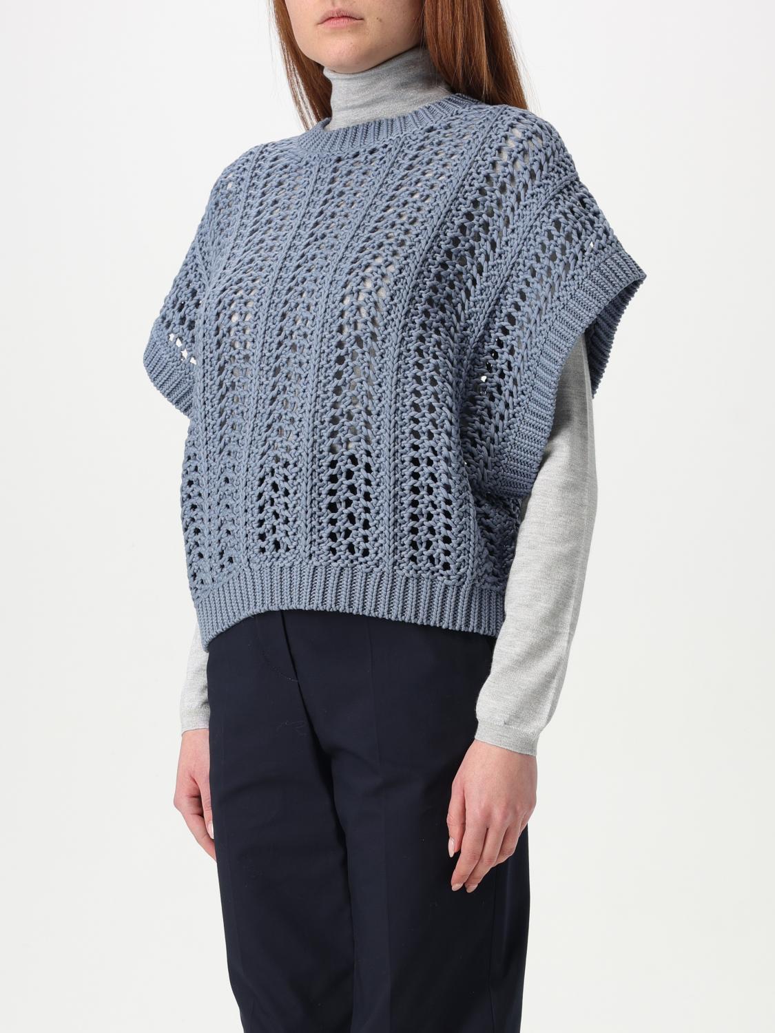 BRUNELLO CUCINELLI PULLOVER: Pullover damen Brunello Cucinelli, Avion - Img 4
