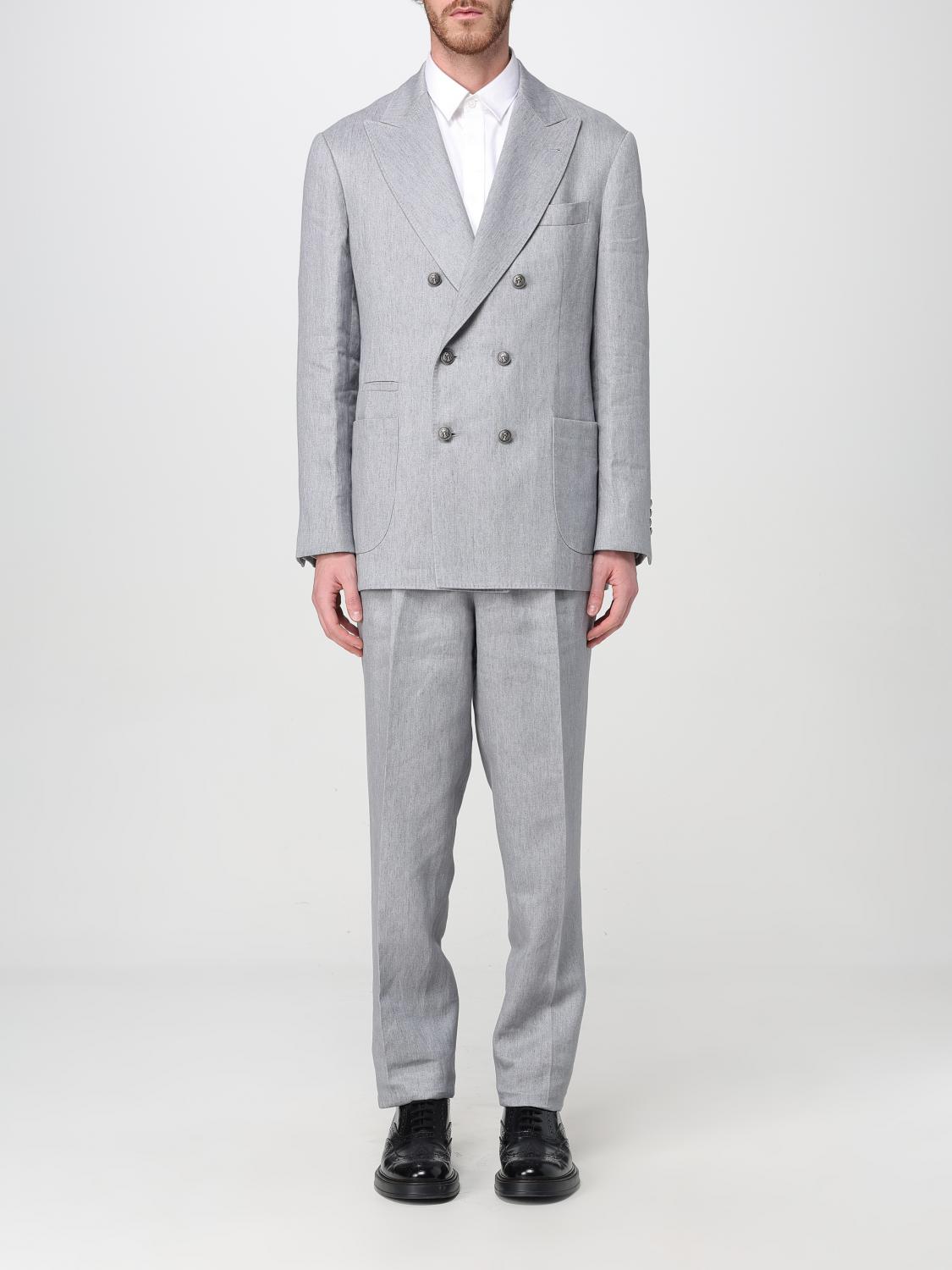 Brunello Cucinelli Suit men - Grey | MR489LDBHK | GIGLIO.COM