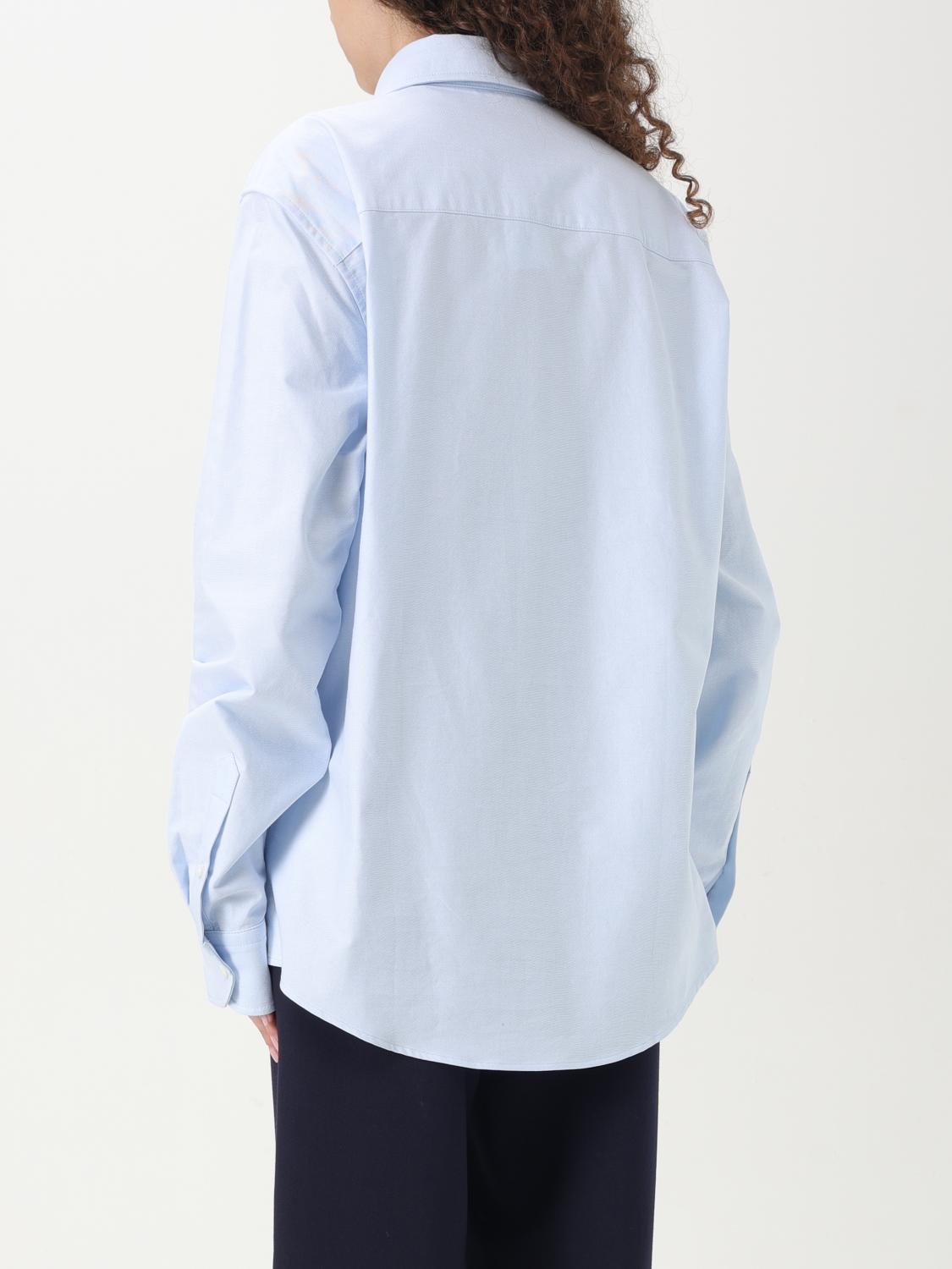 AMI PARIS CAMICIA: Camicia classica Ami Paris in popeline di cotone , Blue - Img 2