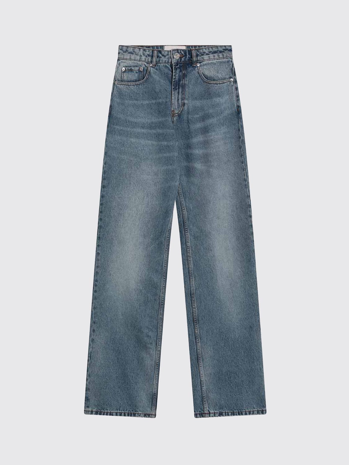 AMI PARIS VAQUEROS: Vaquero mujer Ami Paris, Azul Oscuro - Img 2