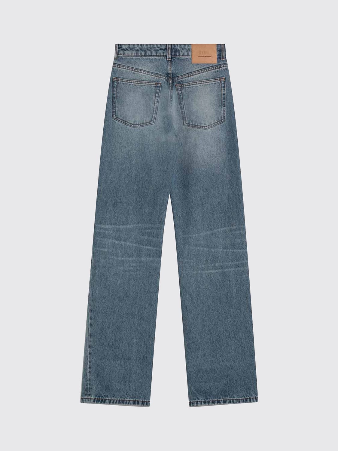 AMI PARIS VAQUEROS: Vaquero mujer Ami Paris, Azul Oscuro - Img 3