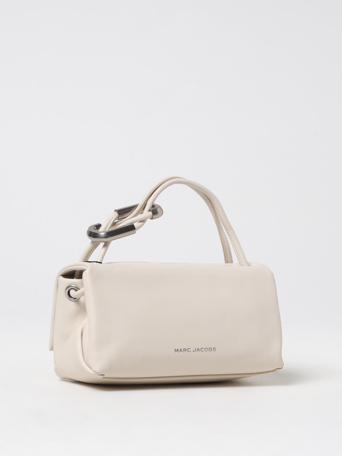 MARC JACOBS BORSA MINI: Borsa The Mini Dual Marc Jacobs in pelle , Bianco - Img 2
