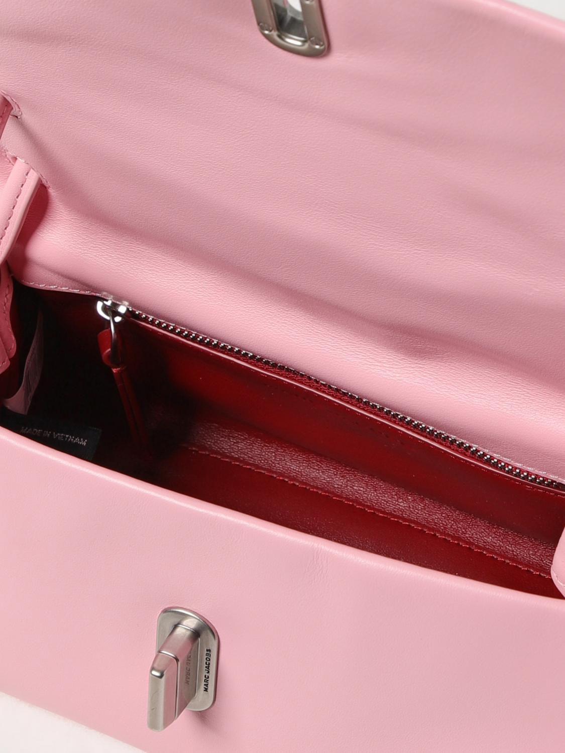 MARC JACOBS BORSA MINI: Borsa The Mini Dual Marc Jacobs in pelle , Rosa - Img 4