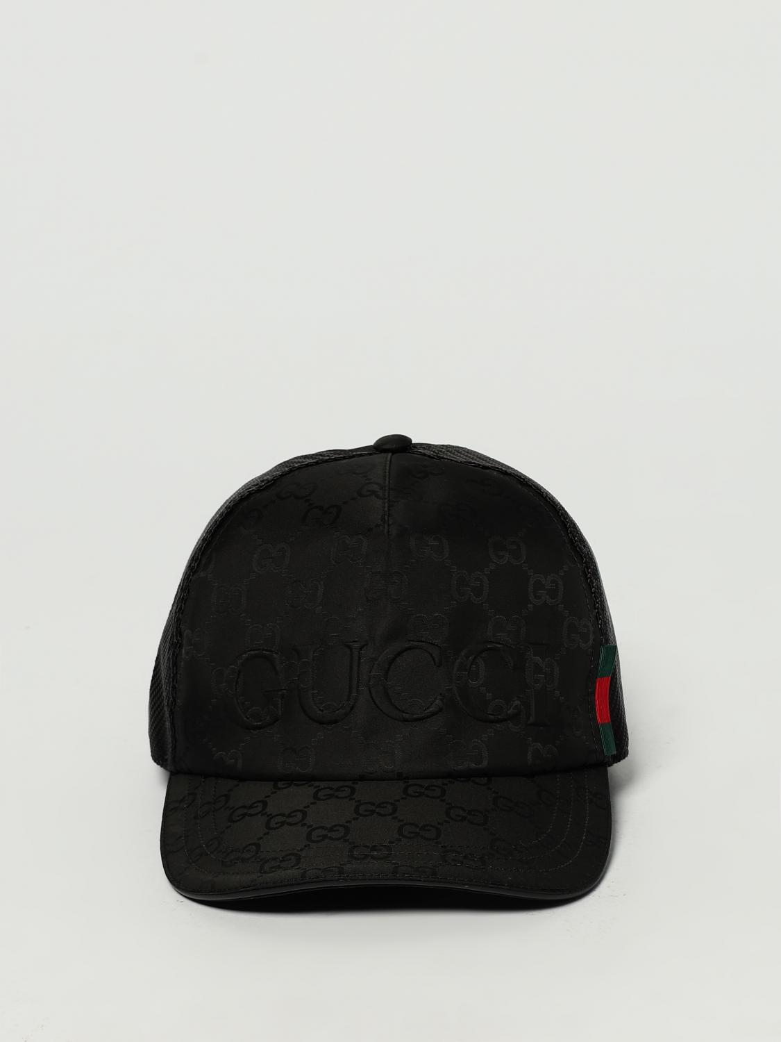 Gucci Hat men - Black | 8199654HBD8 | GIGLIO.COM