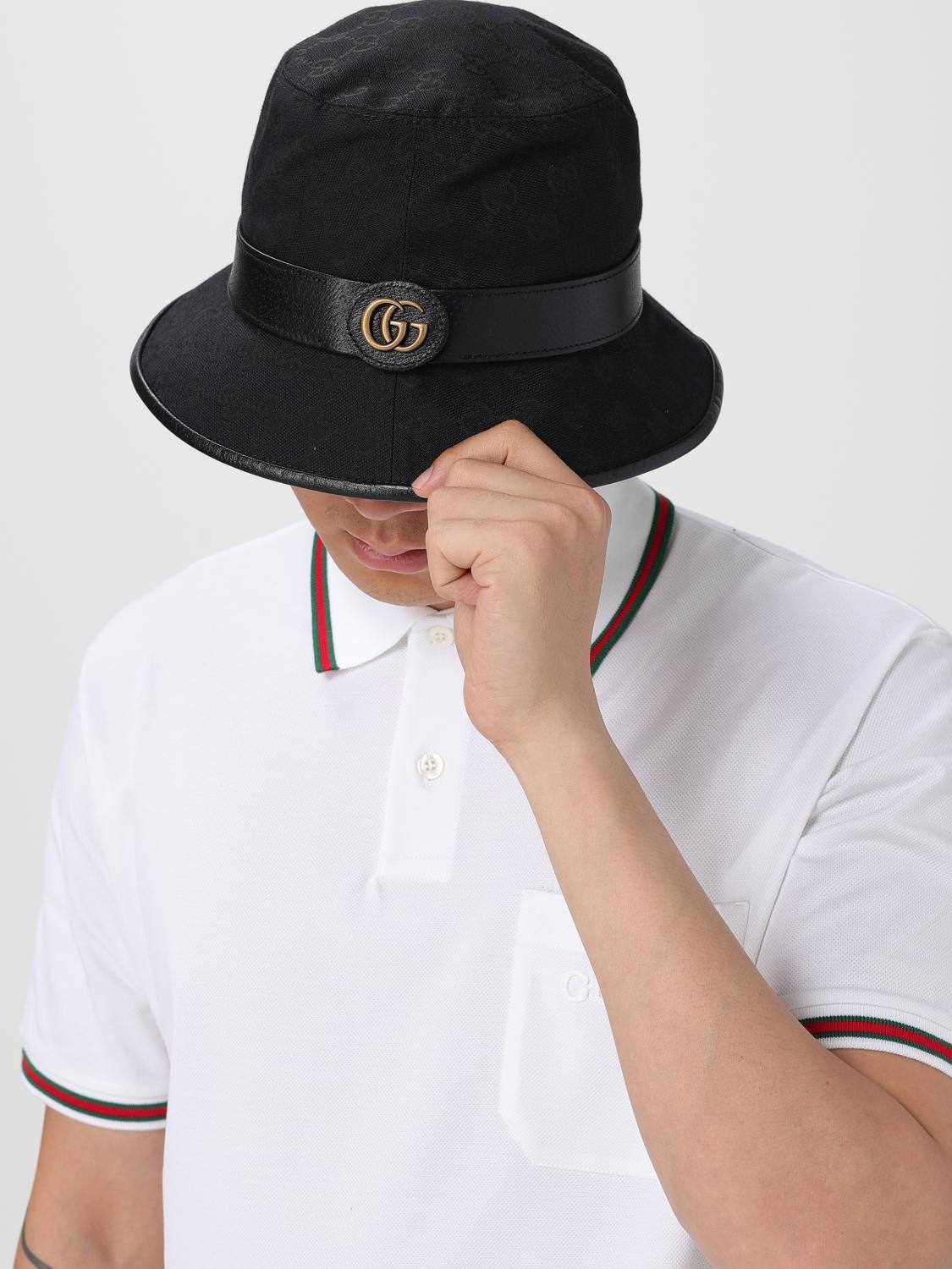 GUCCI HAT: Hat men Gucci, Black - Img 2