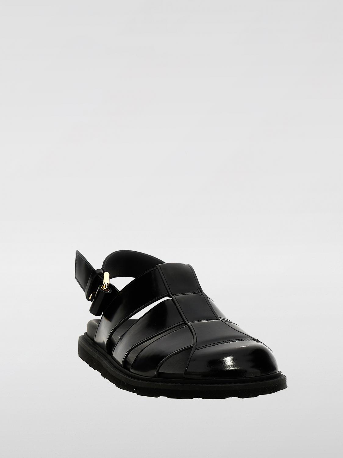 MOSCHINO COUTURE SANDALS: Sandals men Moschino Couture, Black - Img 2