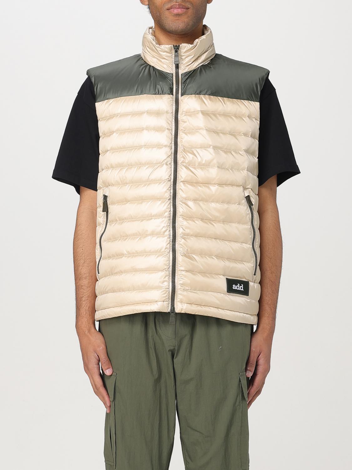 ADD GILET: Abrigo hombre Add, Beige - Img 1