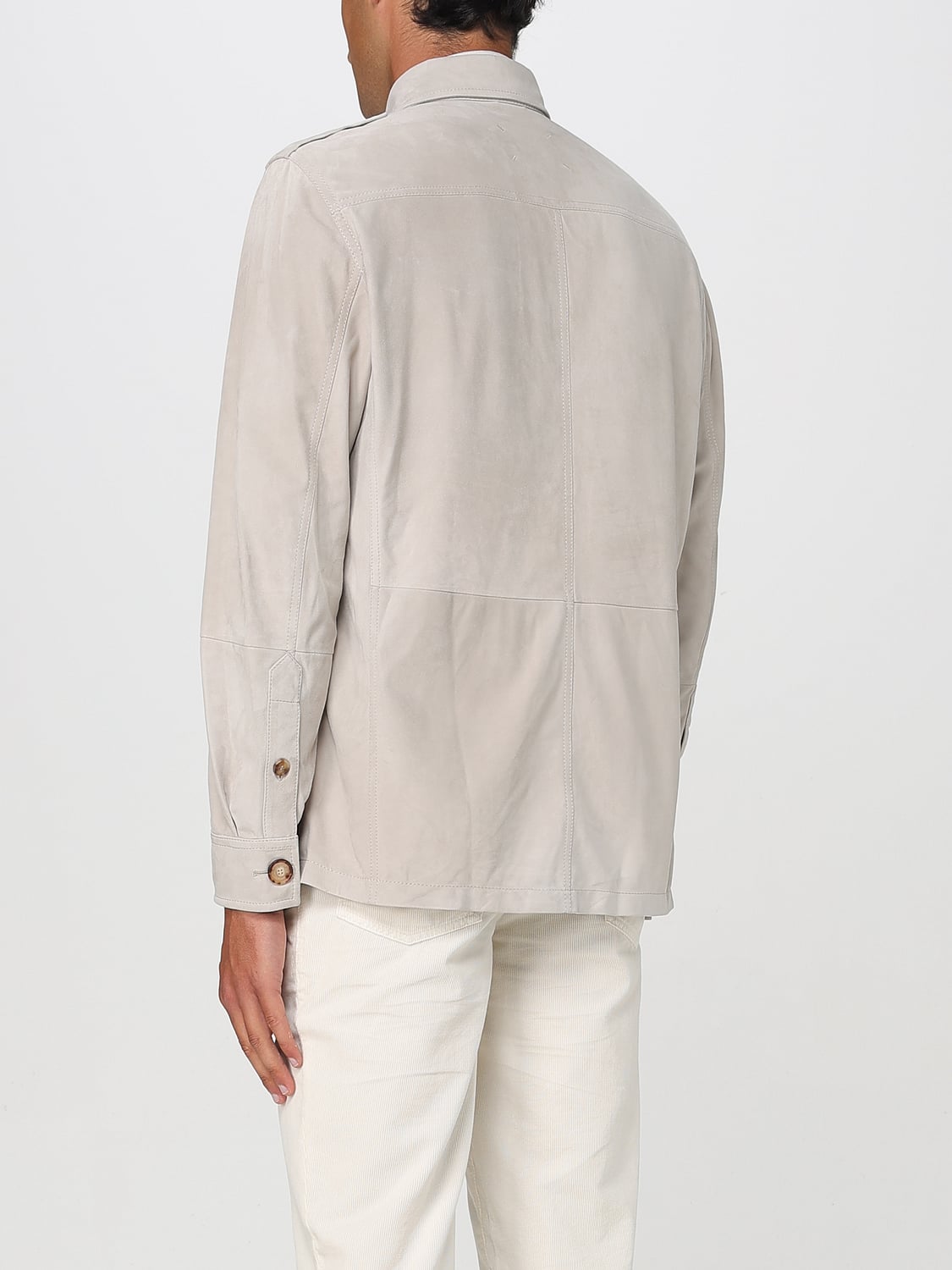 BRUNELLO CUCINELLI JACKET: Jacket men Brunello Cucinelli, Beige - Img 3
