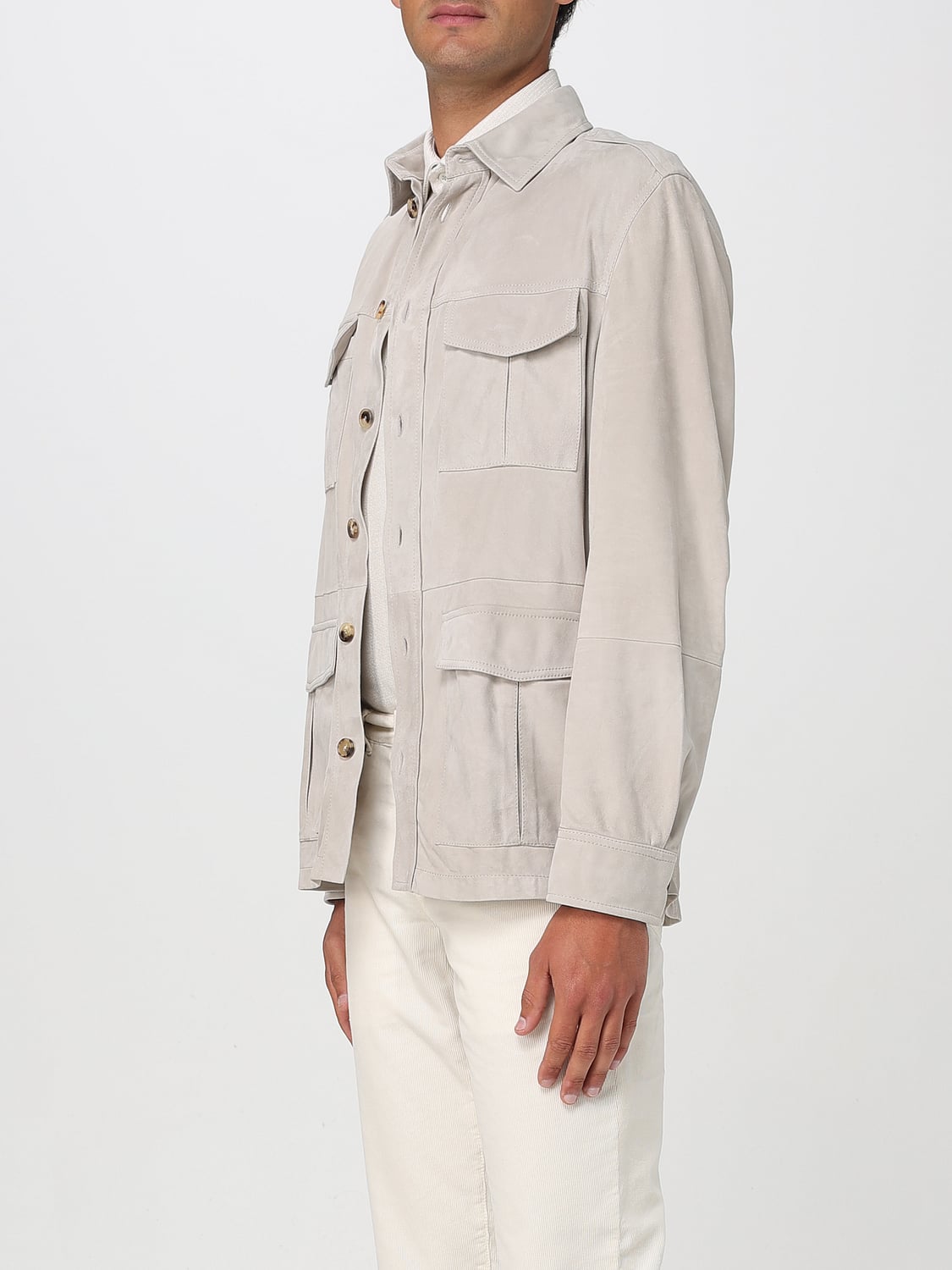 BRUNELLO CUCINELLI JACKET: Jacket men Brunello Cucinelli, Beige - Img 4