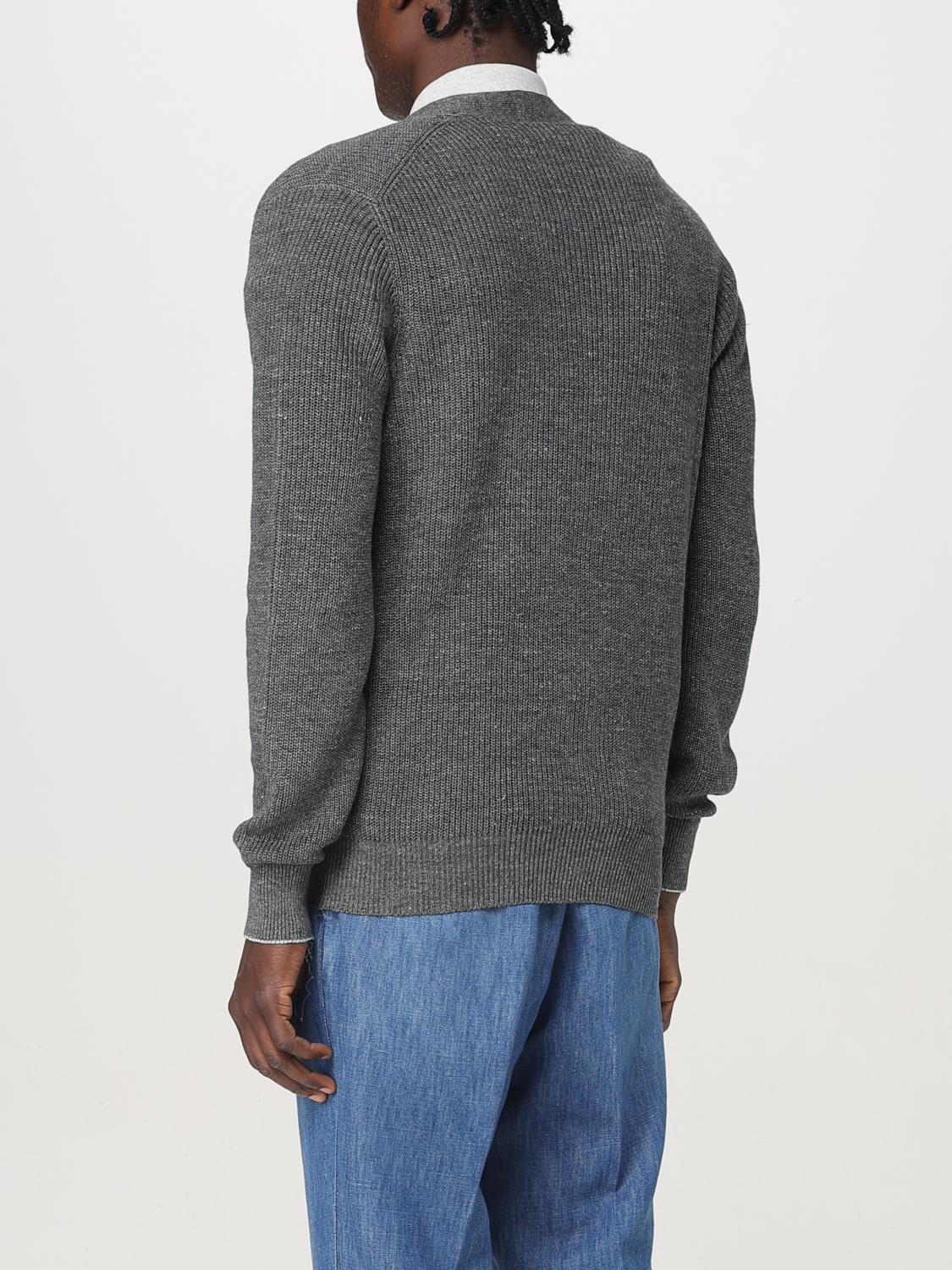 BRUNELLO CUCINELLI CARDIGAN: Pull homme Brunello Cucinelli, Gris - Img 3