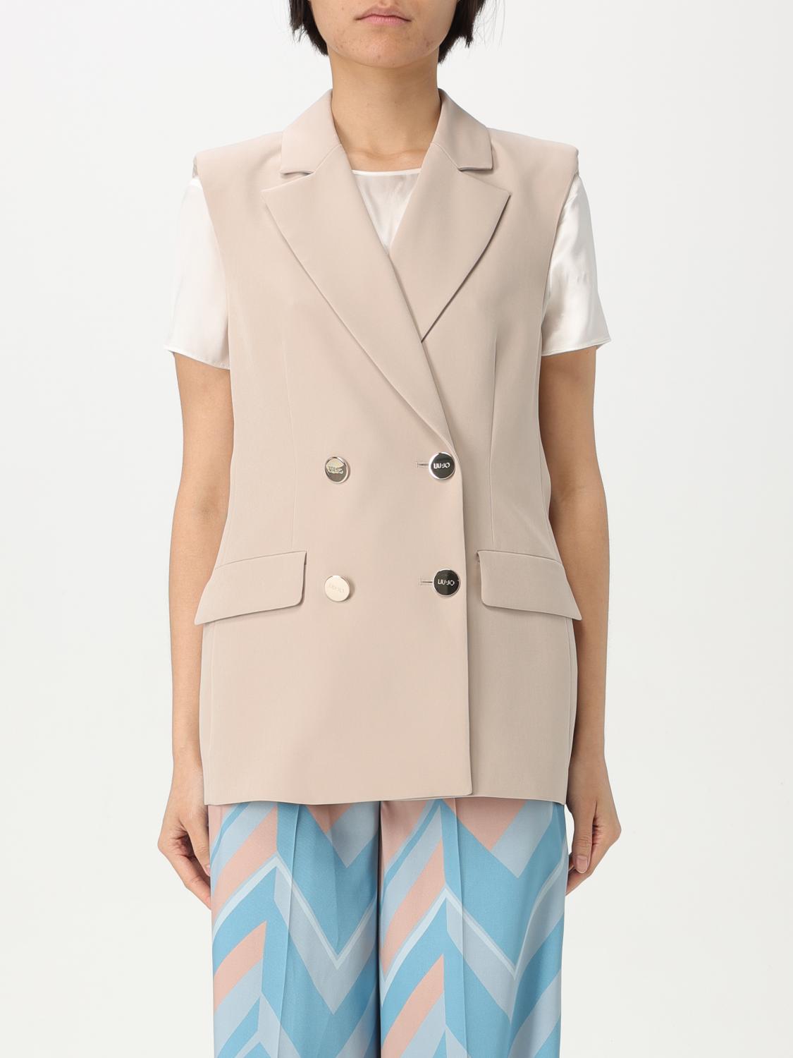 LIU JO CHALECO: Chaleco mujer Liu Jo, Beige - Img 1