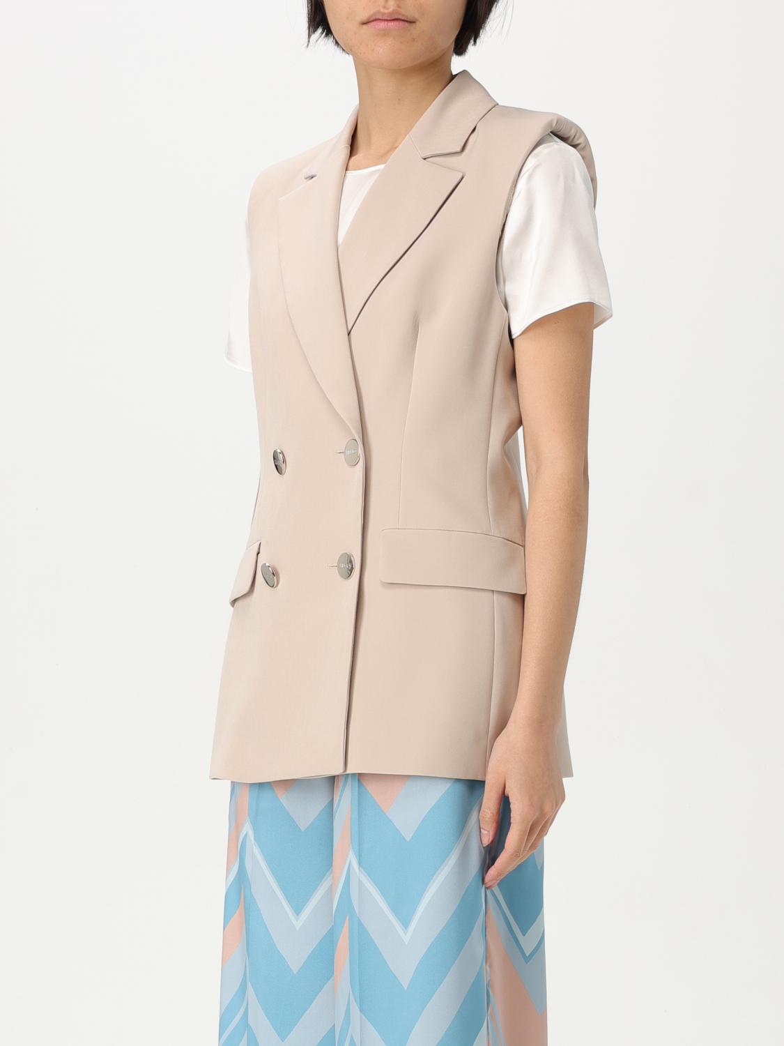 LIU JO CHALECO: Chaleco mujer Liu Jo, Beige - Img 3