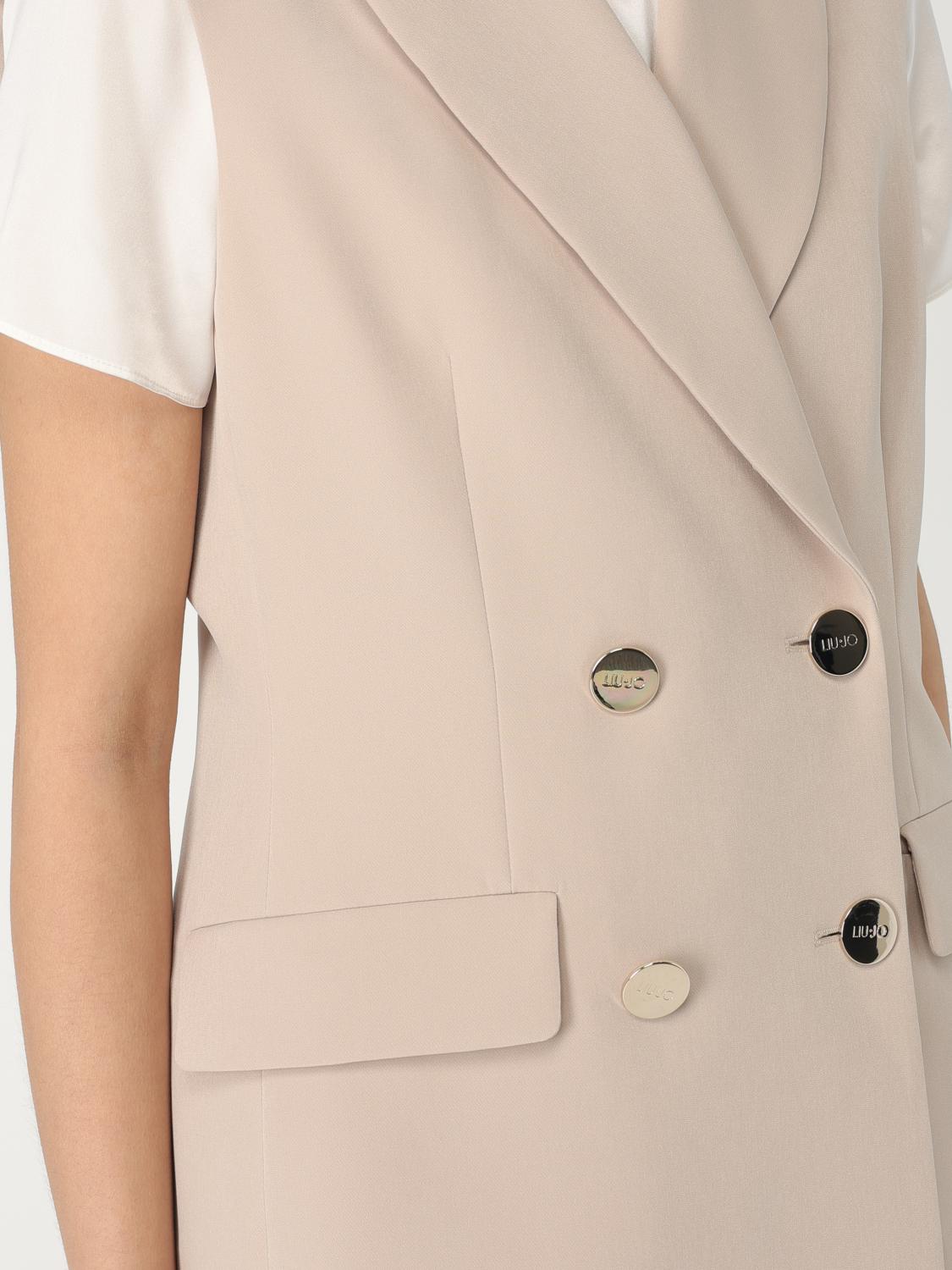 LIU JO CHALECO: Chaleco mujer Liu Jo, Beige - Img 4