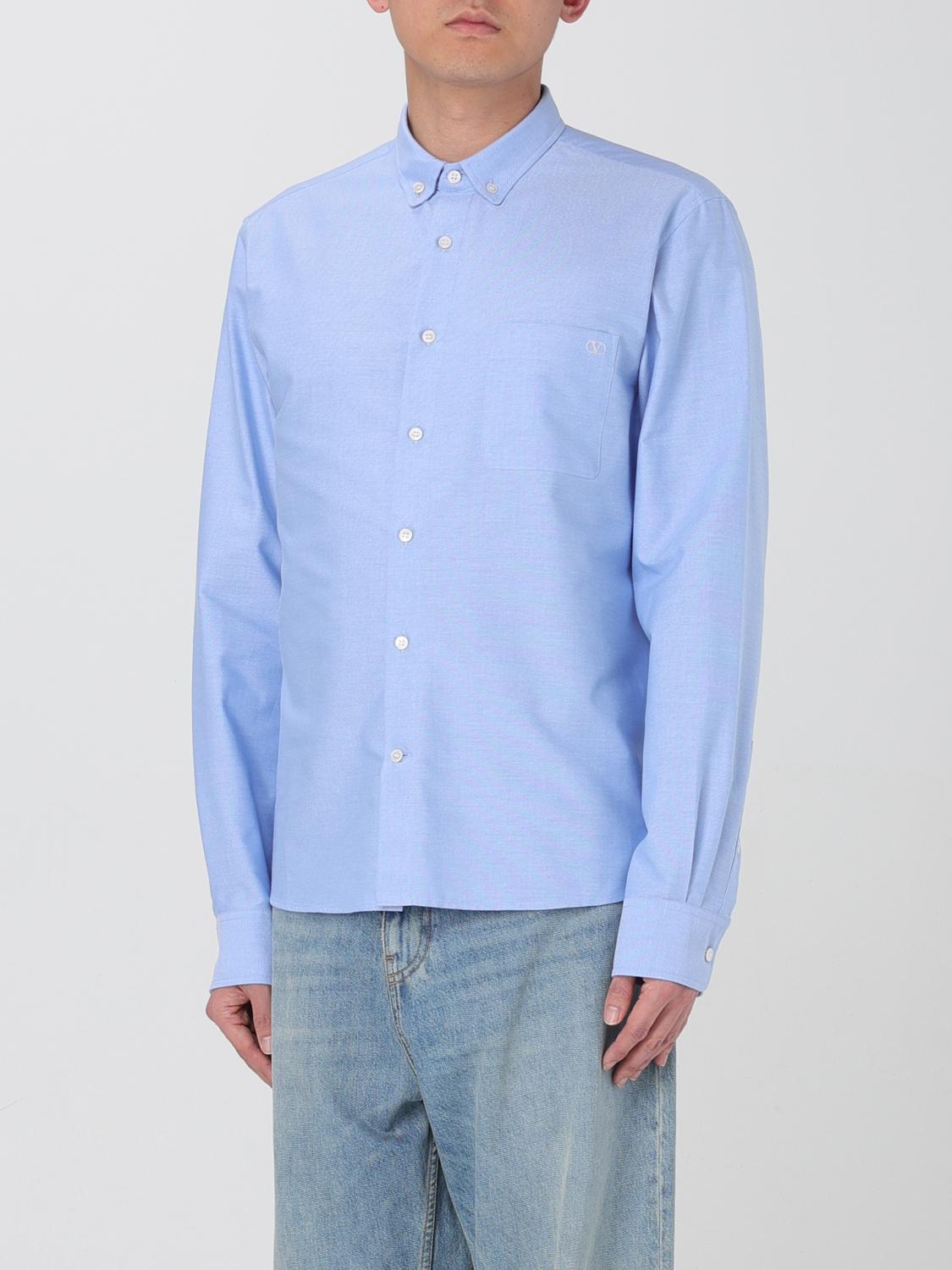 VALENTINO CAMISA: Camisa hombre Valentino, Azul Oscuro - Img 4