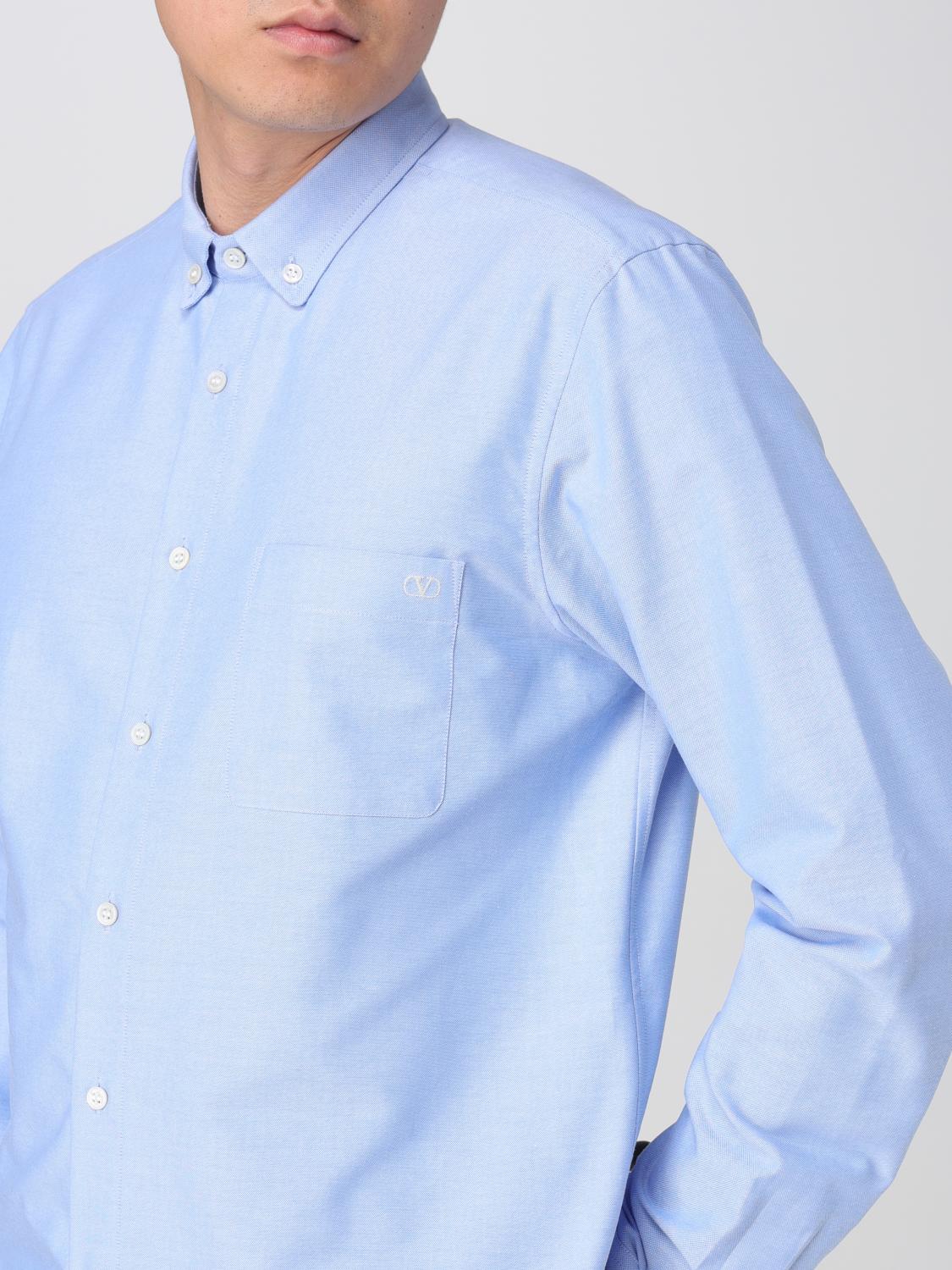 VALENTINO CAMISA: Camisa hombre Valentino, Azul Oscuro - Img 5