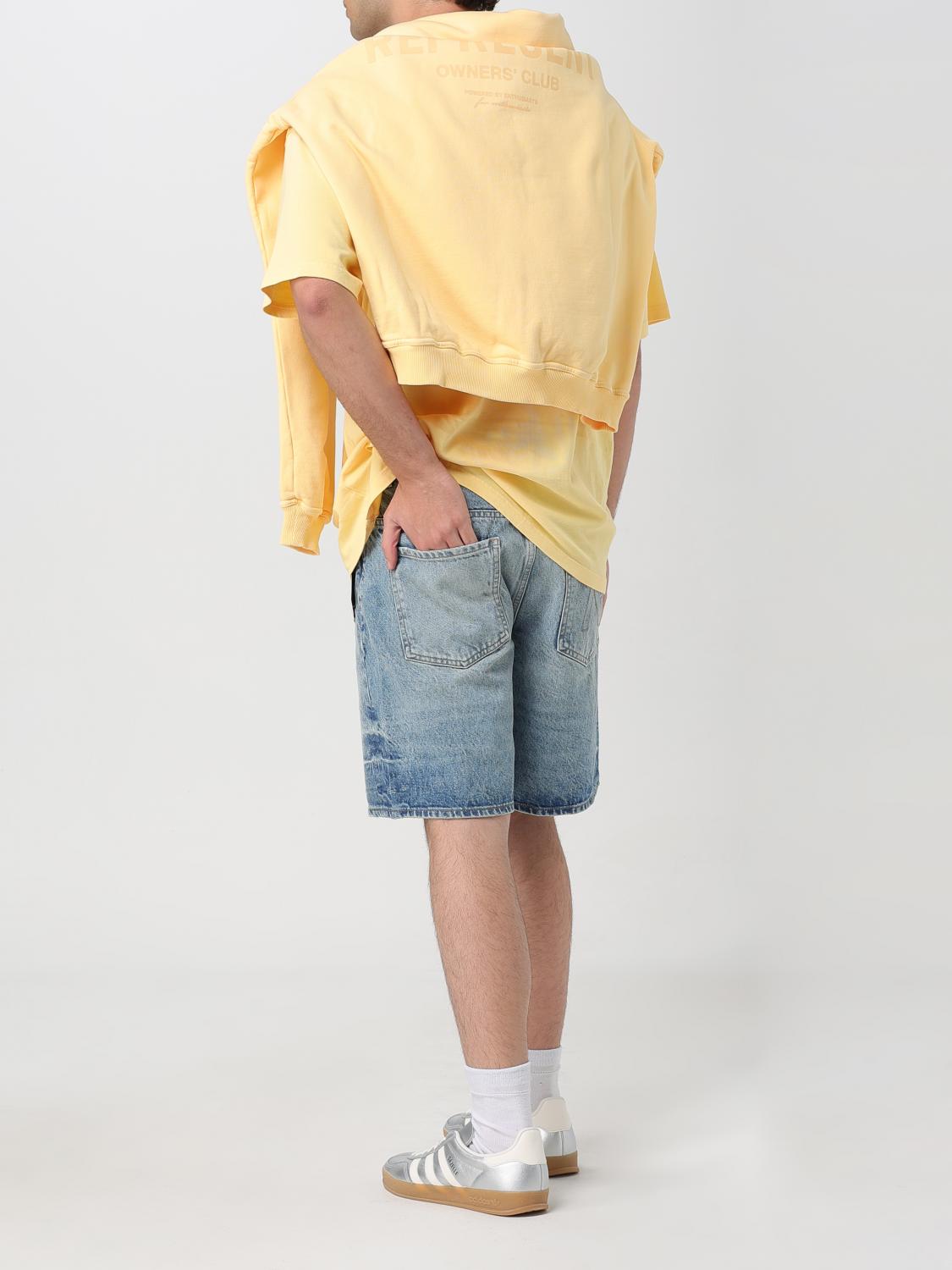 REPRESENT CAMISETA: Camiseta oversize Represent con logo, Amarillo - Img 2