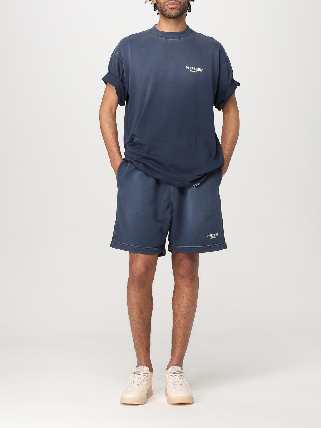 REPRESENT CAMISETA: Camiseta oversize Represent con logo, Azul Oscuro - Img 2