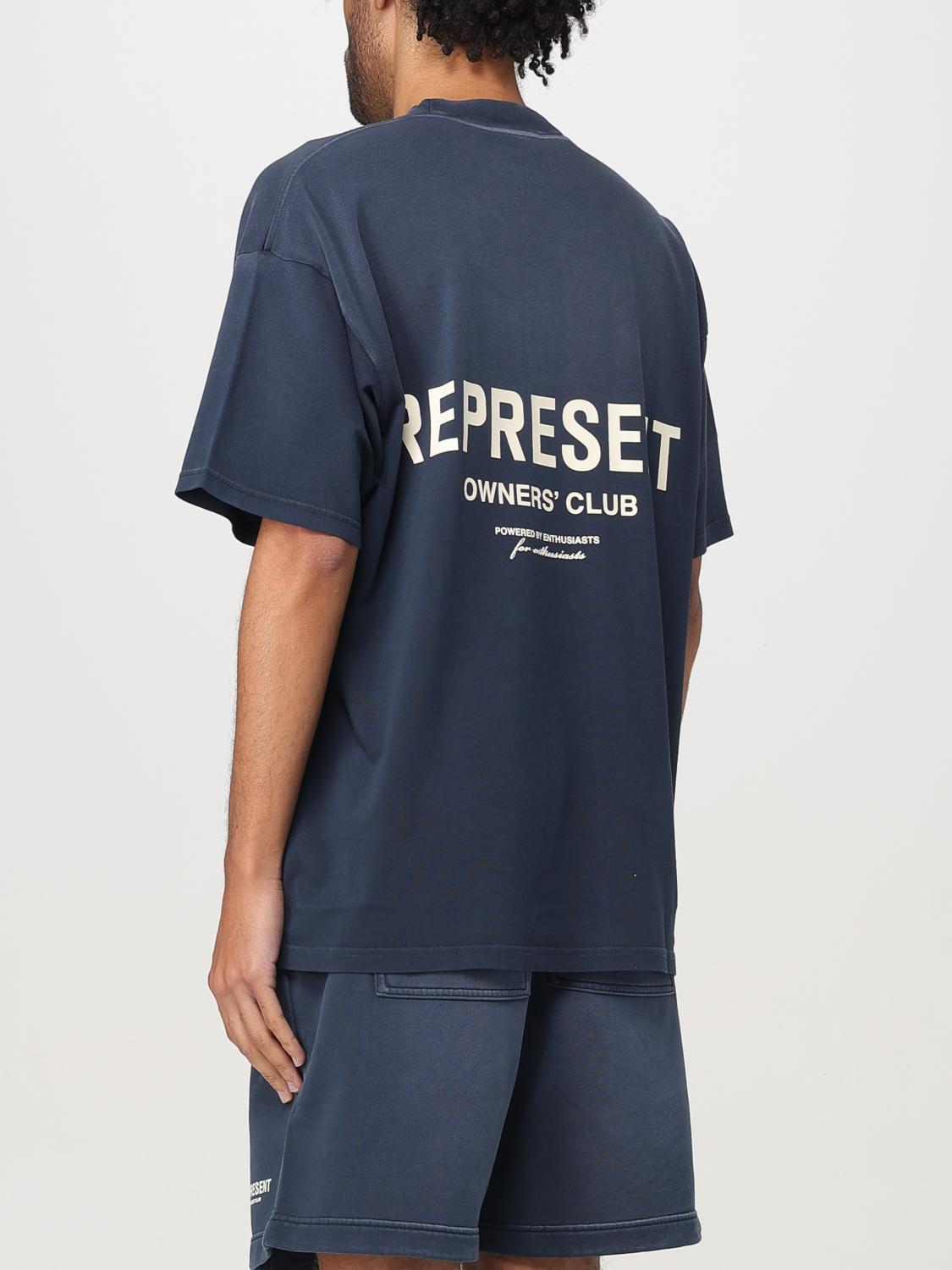 REPRESENT CAMISETA: Camiseta oversize Represent con logo, Azul Oscuro - Img 3