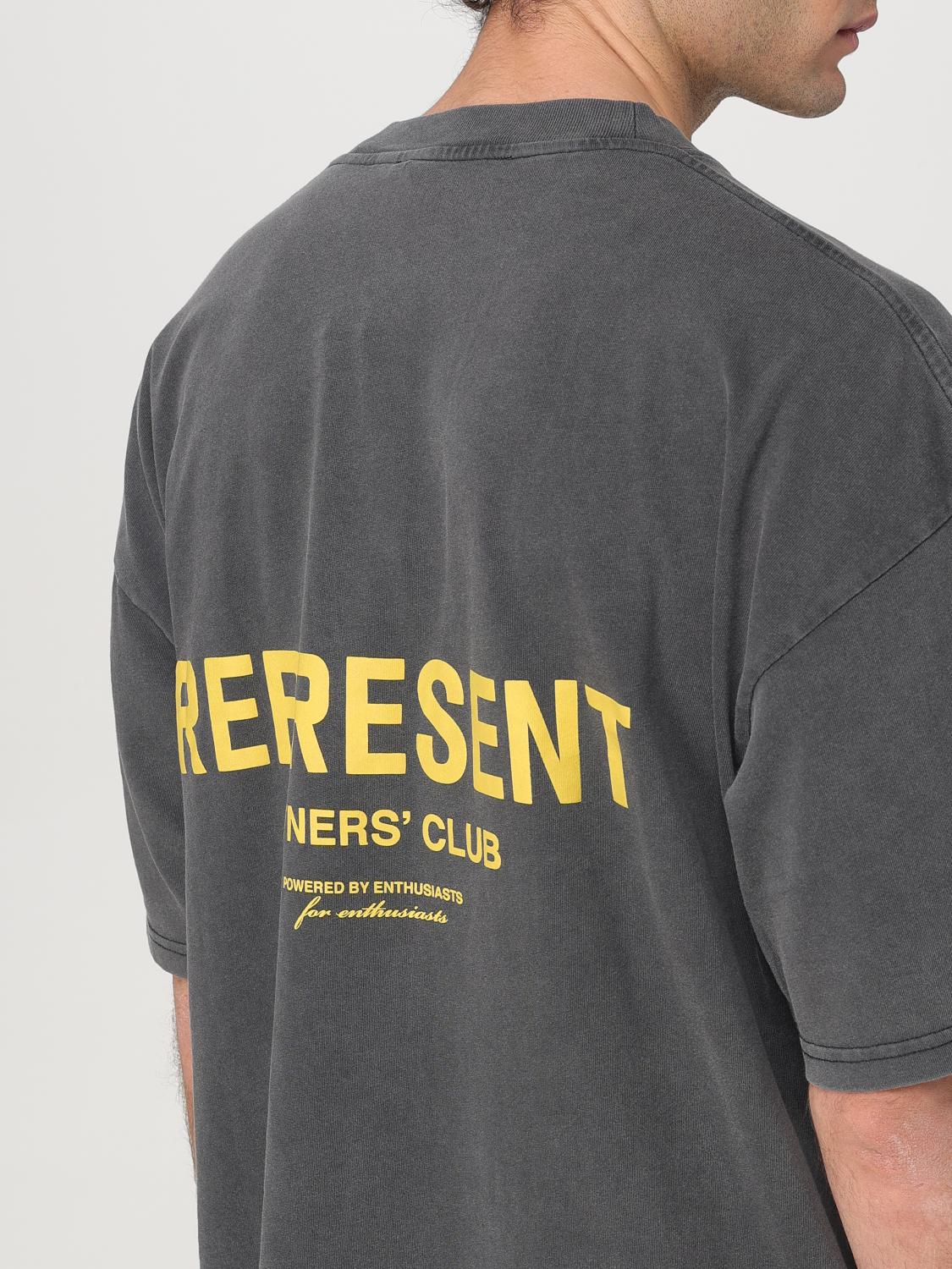 REPRESENT CAMISETA: Camiseta oversize Represent con logo, Gris - Img 3