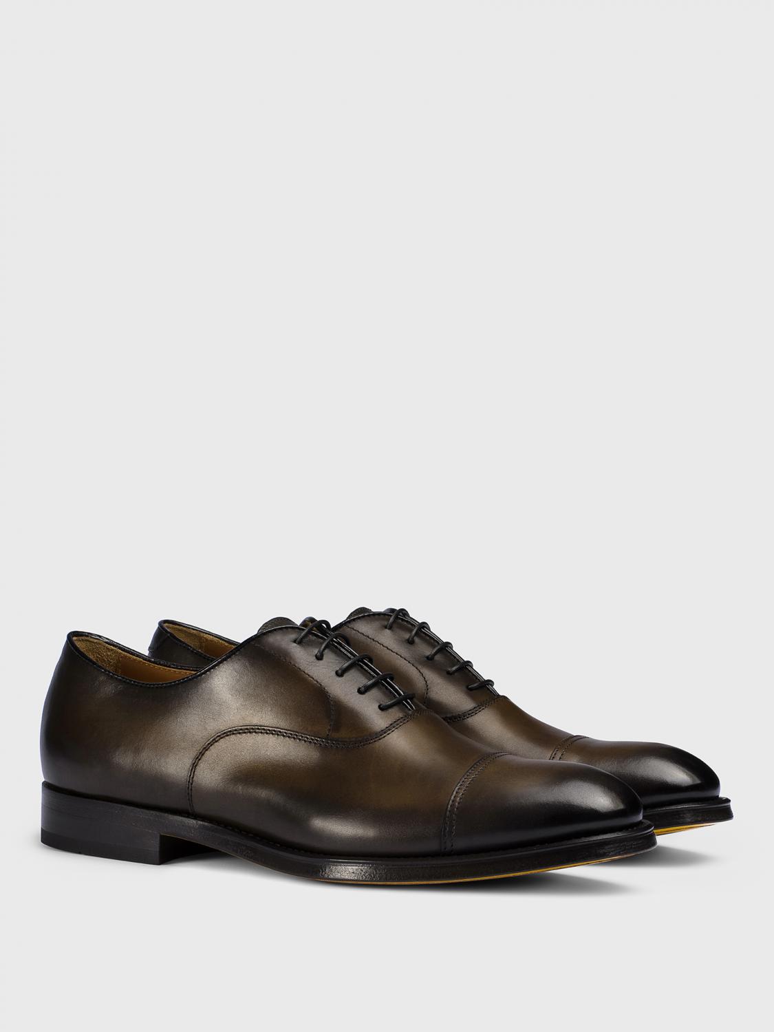 DOUCAL'S SCARPE STRINGATE: Oxfrod Doucal's in pelle , Moro - Img 2