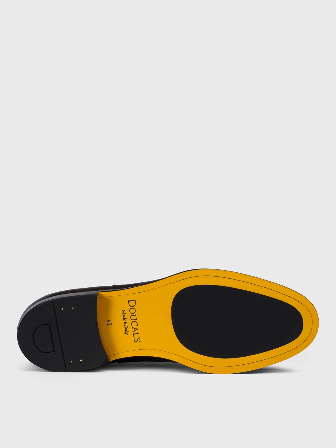 DOUCAL'S SCARPE STRINGATE: Oxfrod Doucal's in pelle , Moro - Img 4
