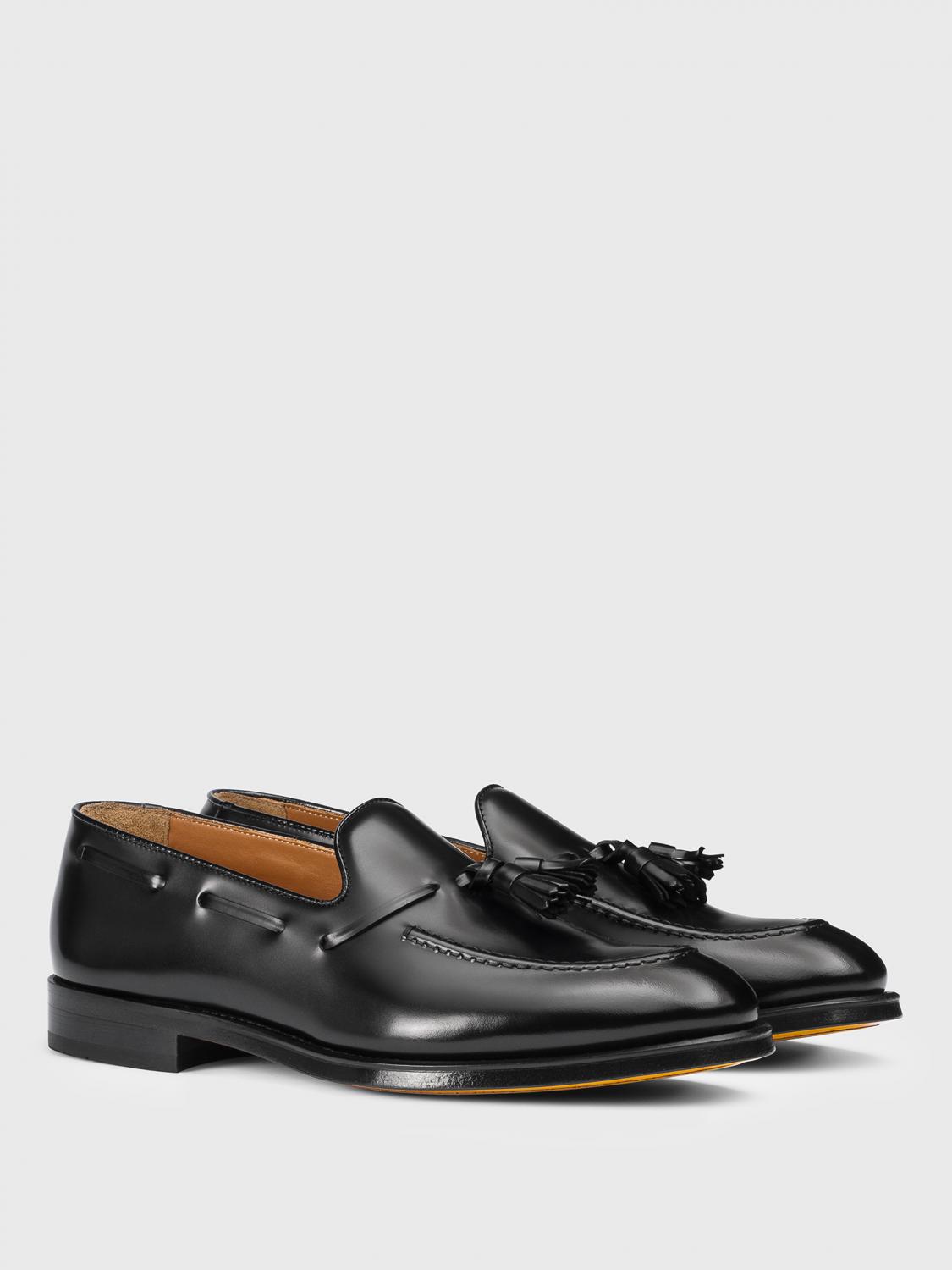 DOUCAL'S MOCASSINI: Mocassino Doucal's in pelle con nappe , Nero - Img 2
