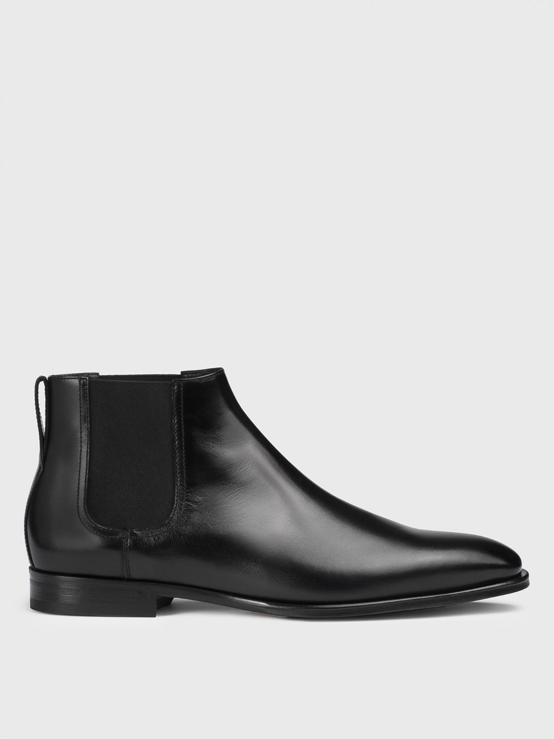 DOUCAL'S STIEFELETTEN: Desert boots herren Doucal's, Schwarz - Img 1