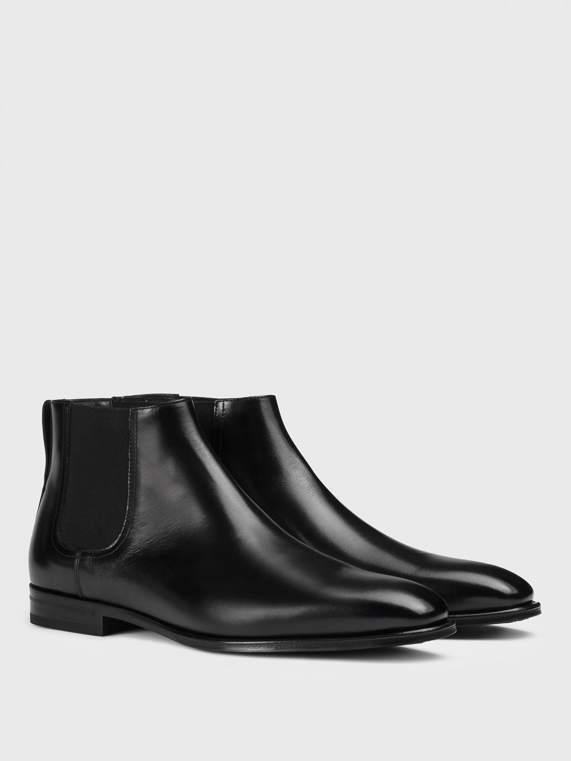 DOUCAL'S STIEFELETTEN: Desert boots herren Doucal's, Schwarz - Img 2