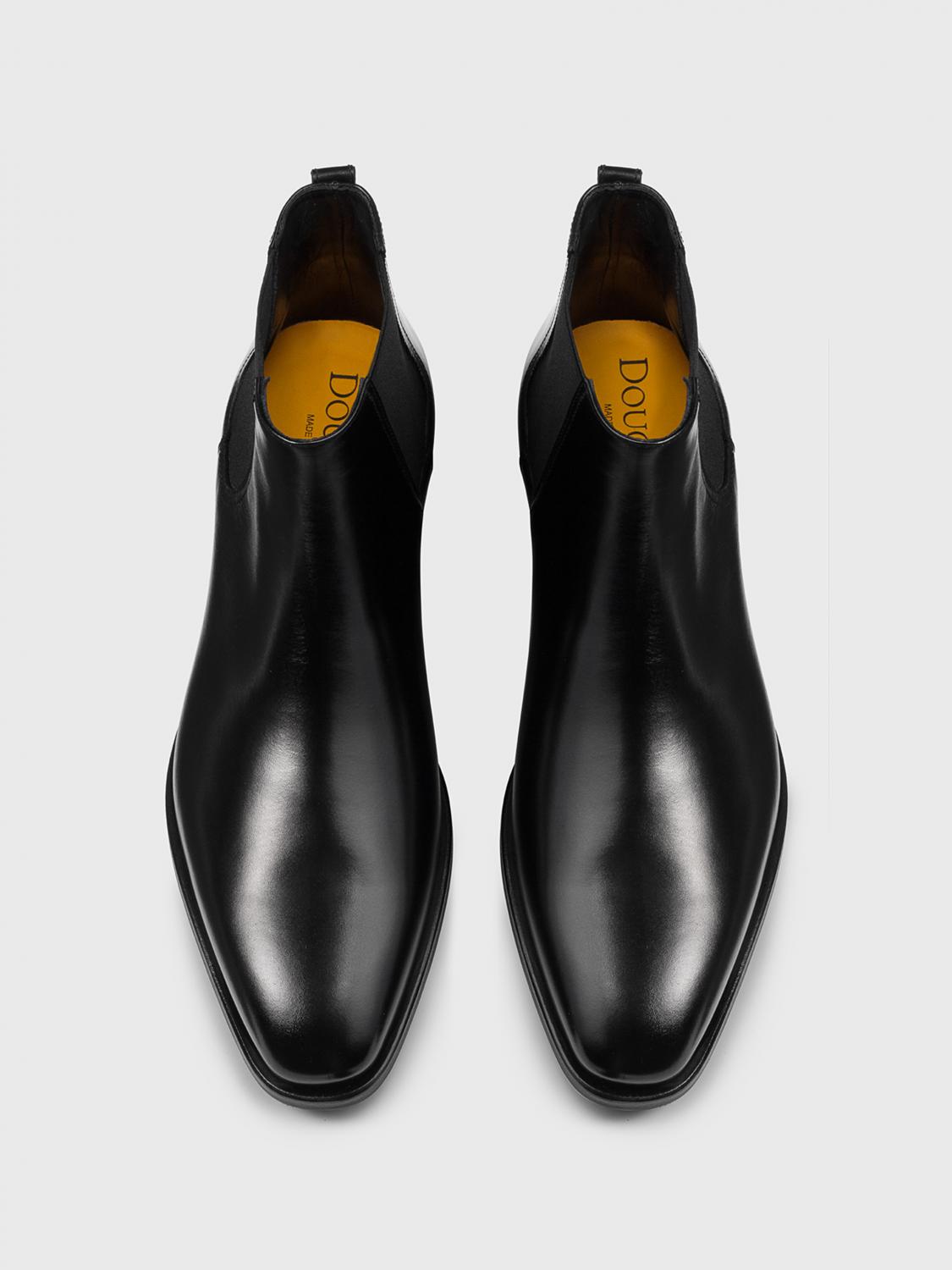 DOUCAL'S STIEFELETTEN: Desert boots herren Doucal's, Schwarz - Img 3