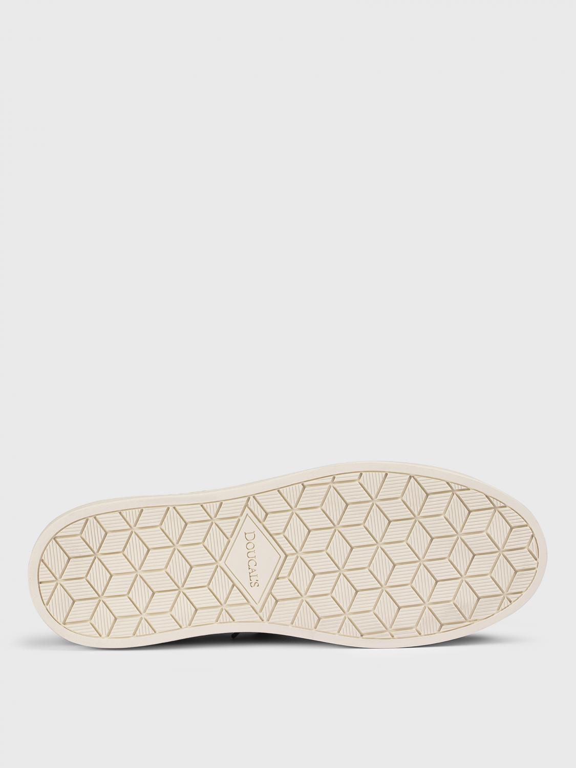 DOUCAL'S BASKETS: Baskets en maille stretch jacquard Doucal's, Taupe - Img 4
