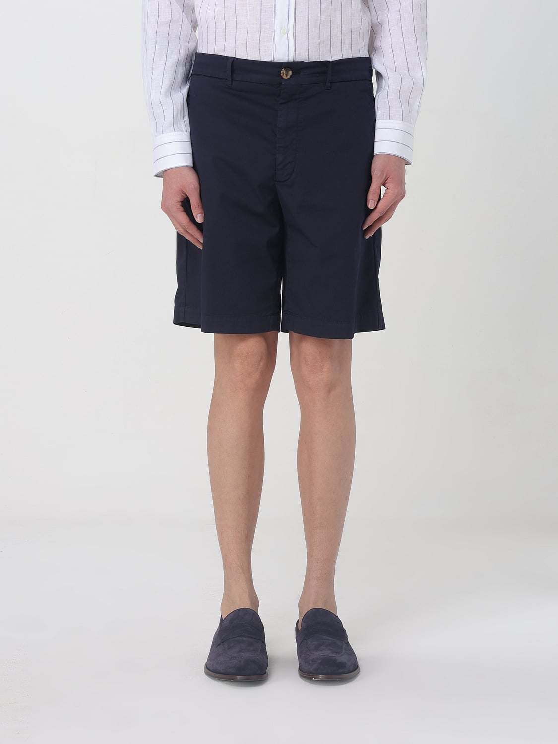 BRUNELLO CUCINELLI SHORTS: Short men Brunello Cucinelli, Blue - Img 1