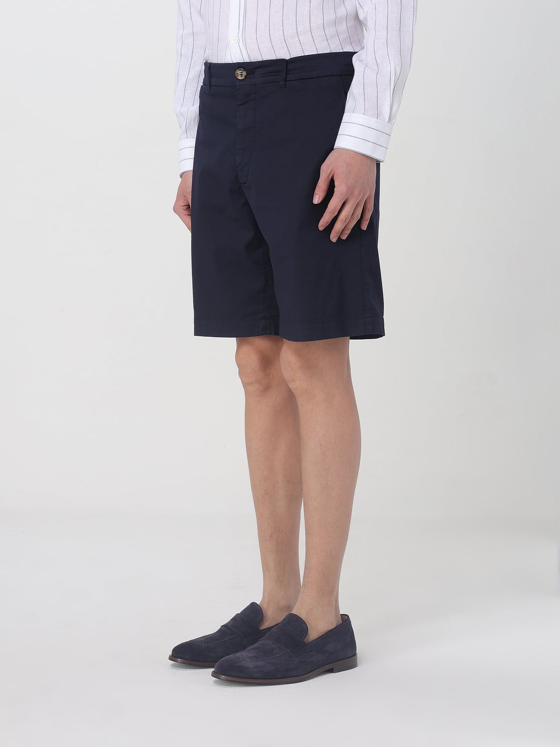 BRUNELLO CUCINELLI SHORTS: Short men Brunello Cucinelli, Blue - Img 4