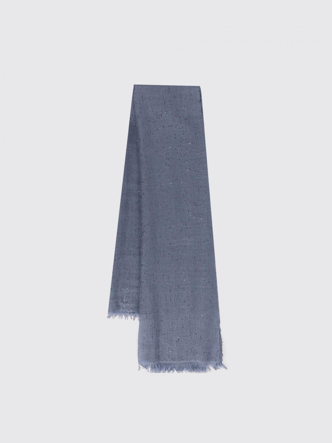 BRUNELLO CUCINELLI SCHAL: Schal damen Brunello Cucinelli, Blau - Img 1