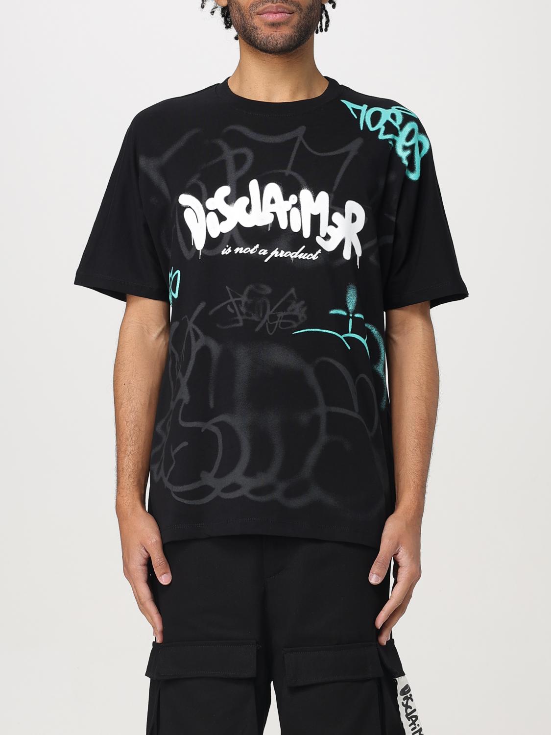 DISCLAIMER T-SHIRT: T-shirt Disclaimer in cotone , Nero - Img 1
