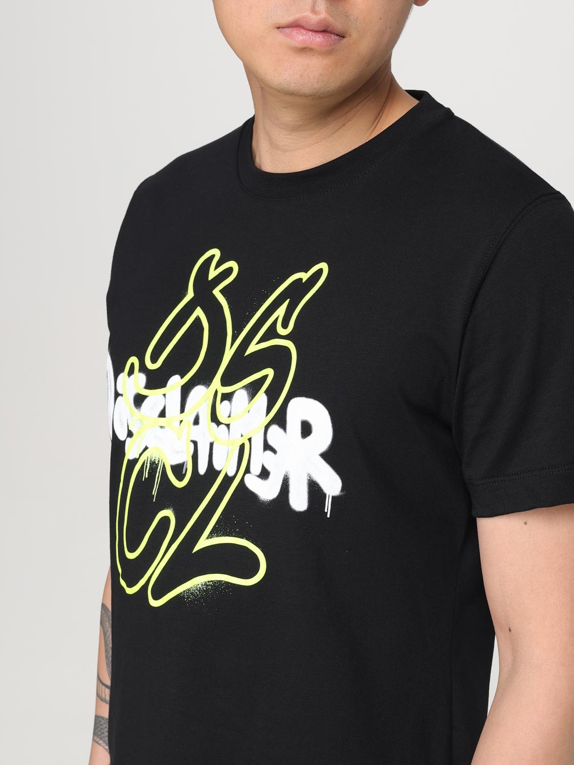 DISCLAIMER T-SHIRT: Disclaimer cotton t-shirt with logo, Black - Img 3