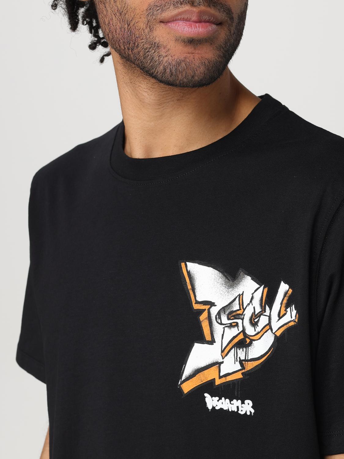 DISCLAIMER T-SHIRT: Disclaimer cotton t-shirt with logo, Black - Img 3