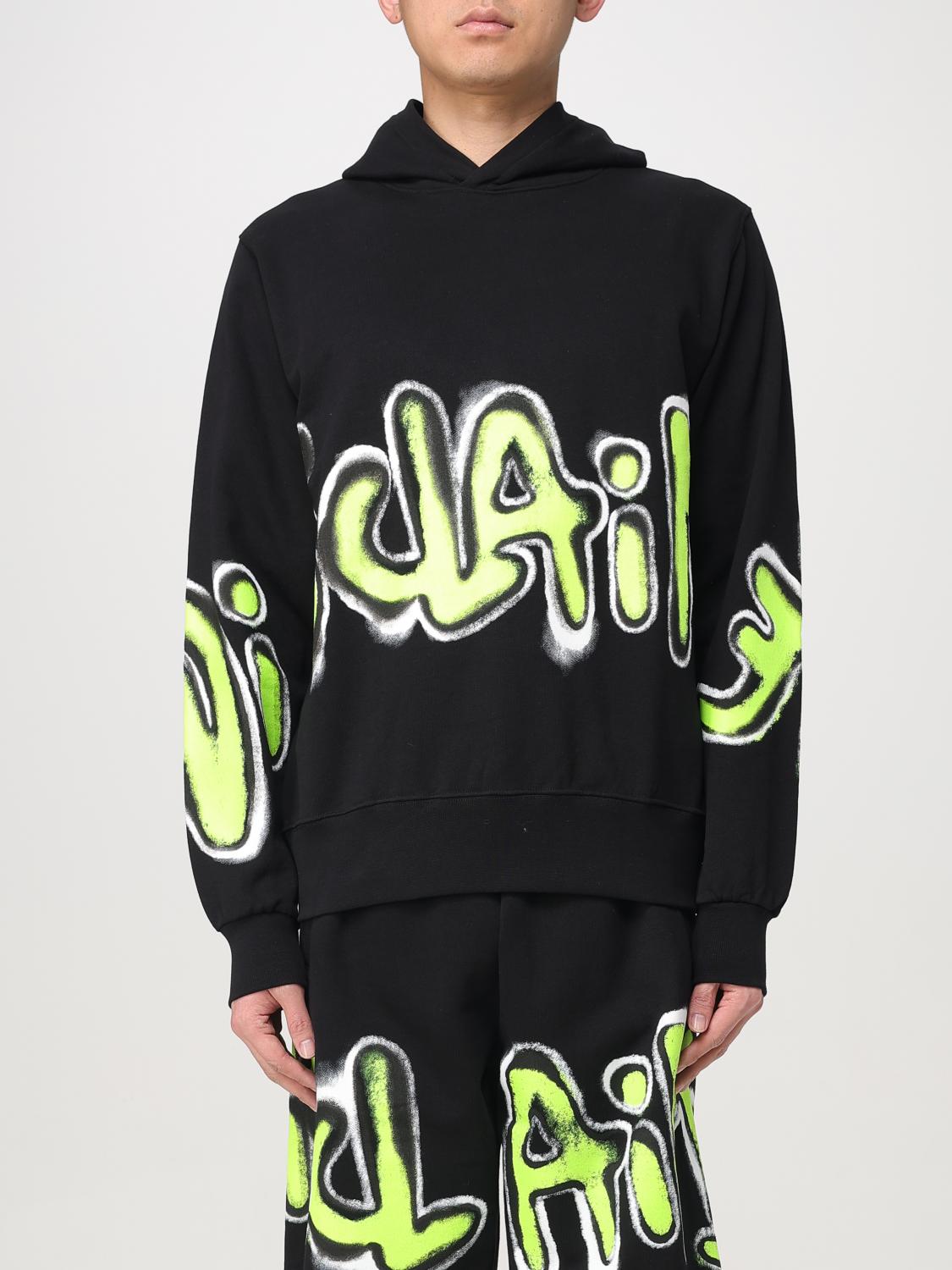DISCLAIMER SWEATSHIRT: Pull homme Disclaimer, Noir - Img 1