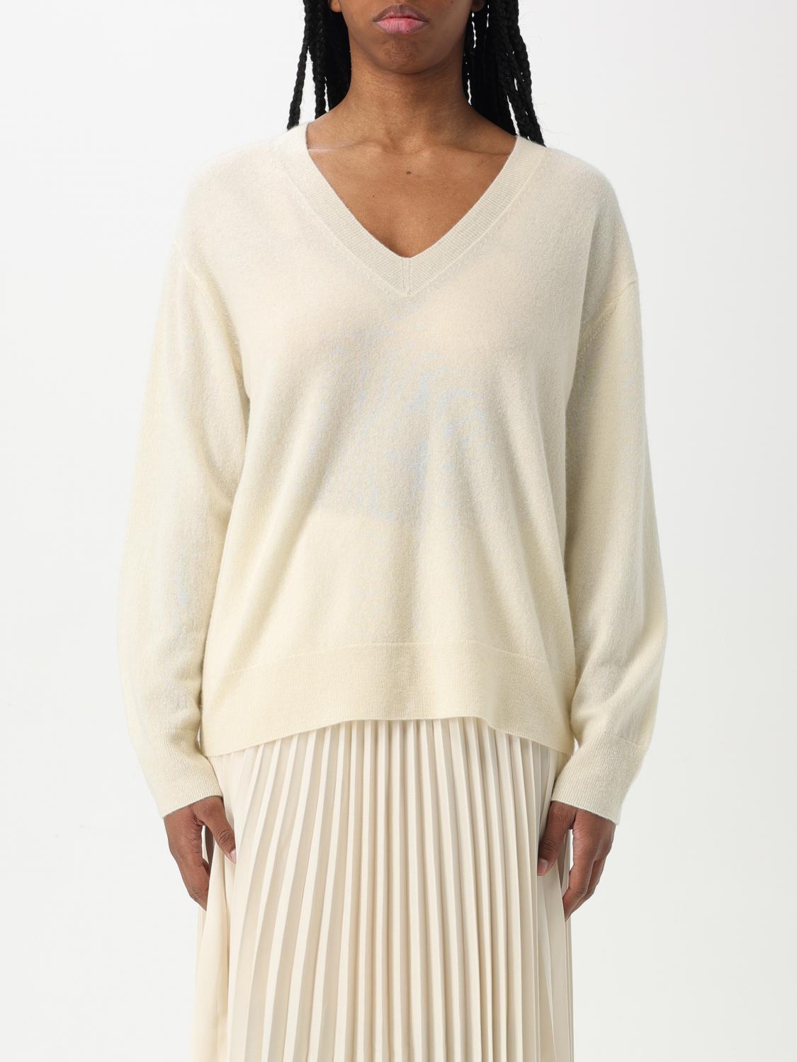 VINCE MAGLIA: Pullover Vince in cashmere e seta , Giallo - Img 1
