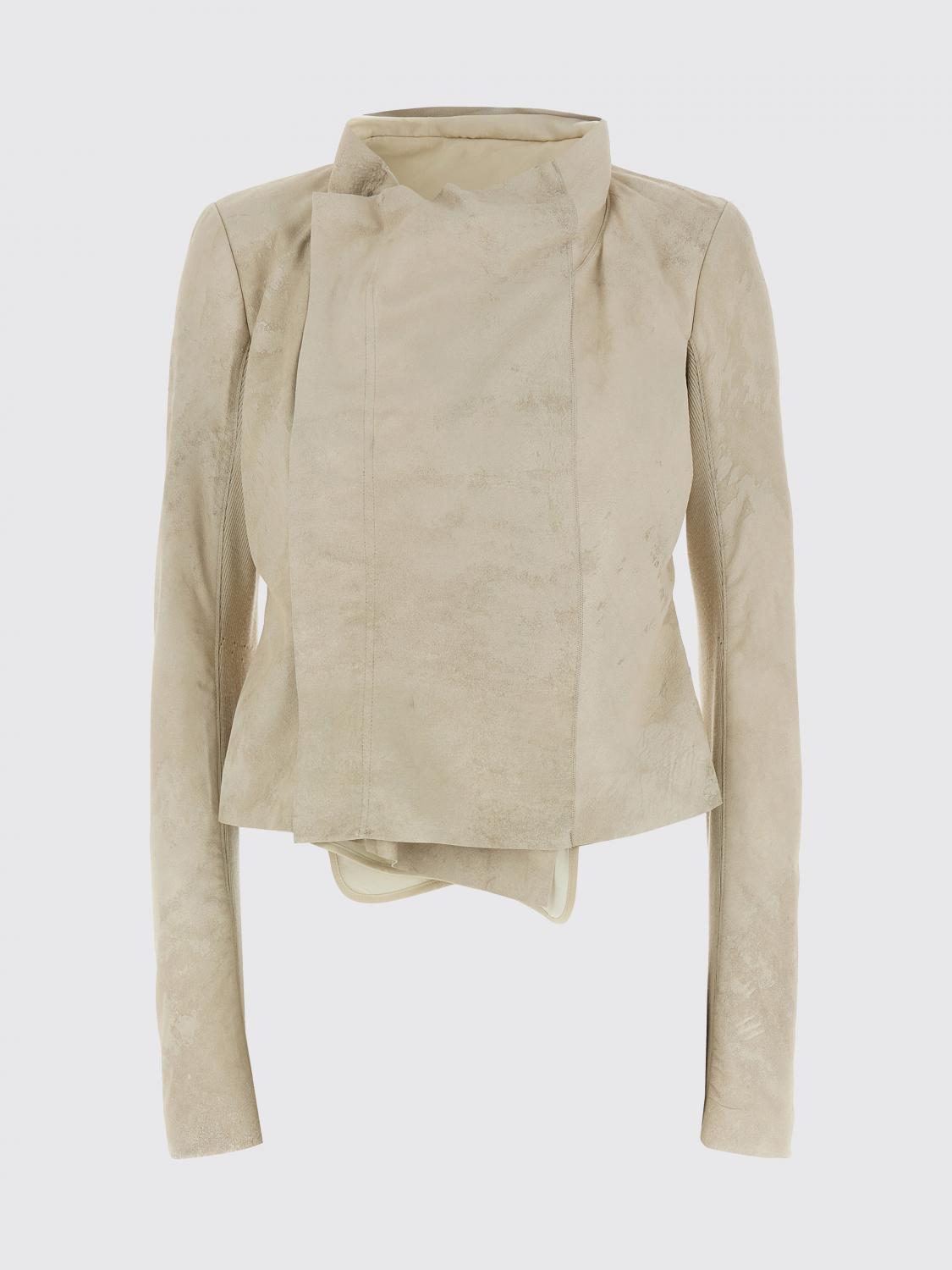 RICK OWENS JACKET: Jacket woman Rick Owens, Beige - Img 1