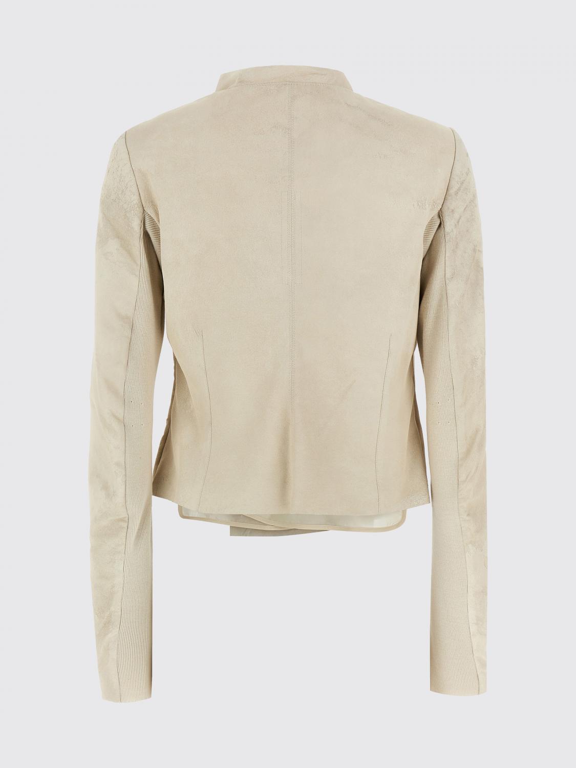 RICK OWENS JACKET: Jacket woman Rick Owens, Beige - Img 2