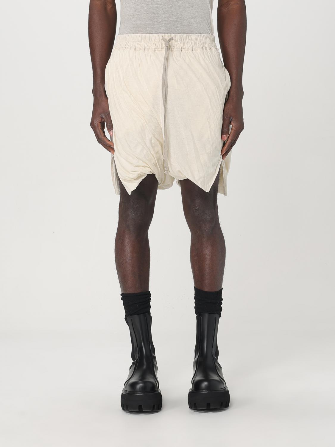 RICK OWENS SHORTS: Short men Rick Owens, White - Img 1