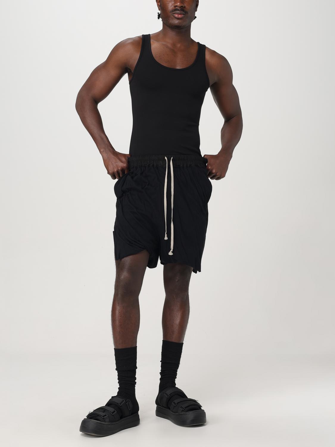 RICK OWENS 쇼츠: 쇼츠 남성 Rick Owens, 블랙 - Img 2